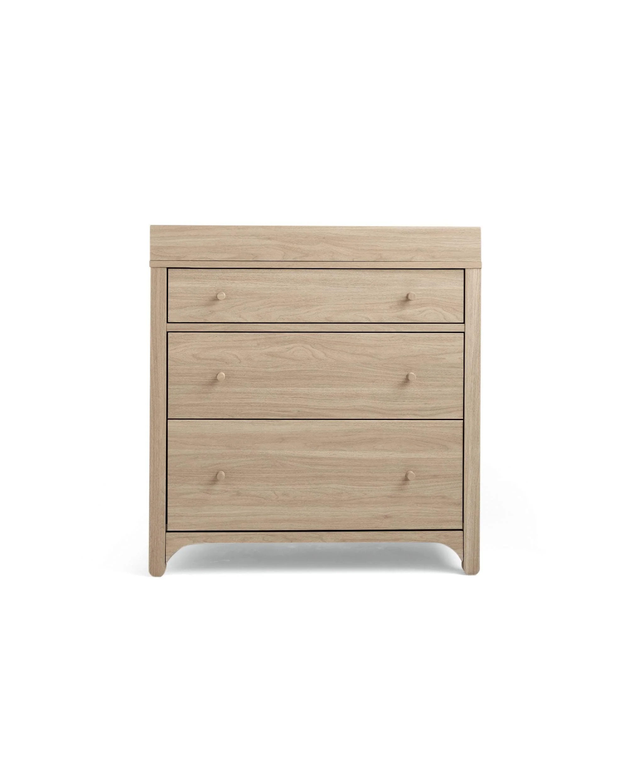 Barton 3 Piece Cotbed Range with Dresser Changer & Wardrobe - Oak - Image 10