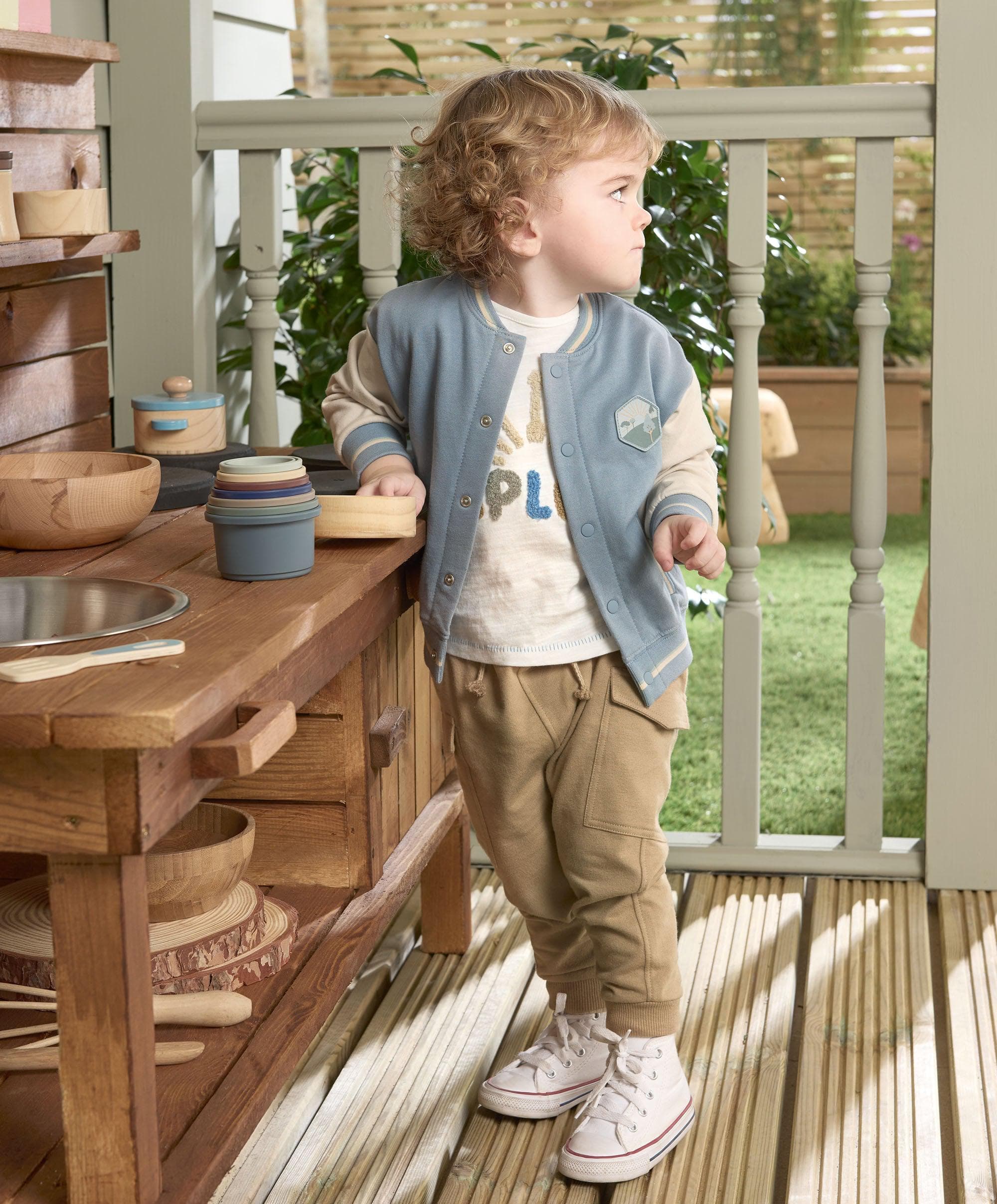Baseball Jacket - Blue - Image 4
