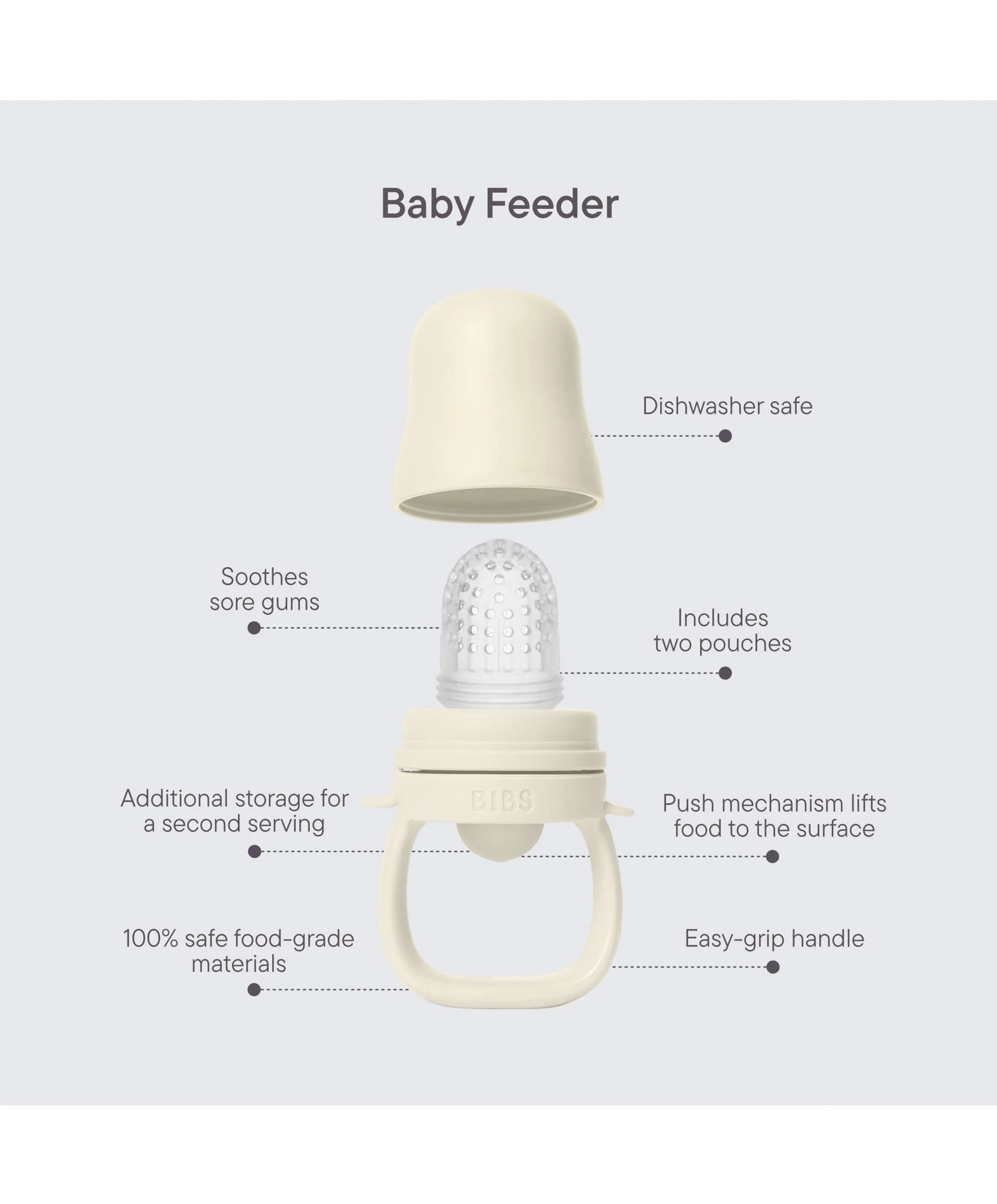 BIBS Baby Feeder - Sage - Image 9
