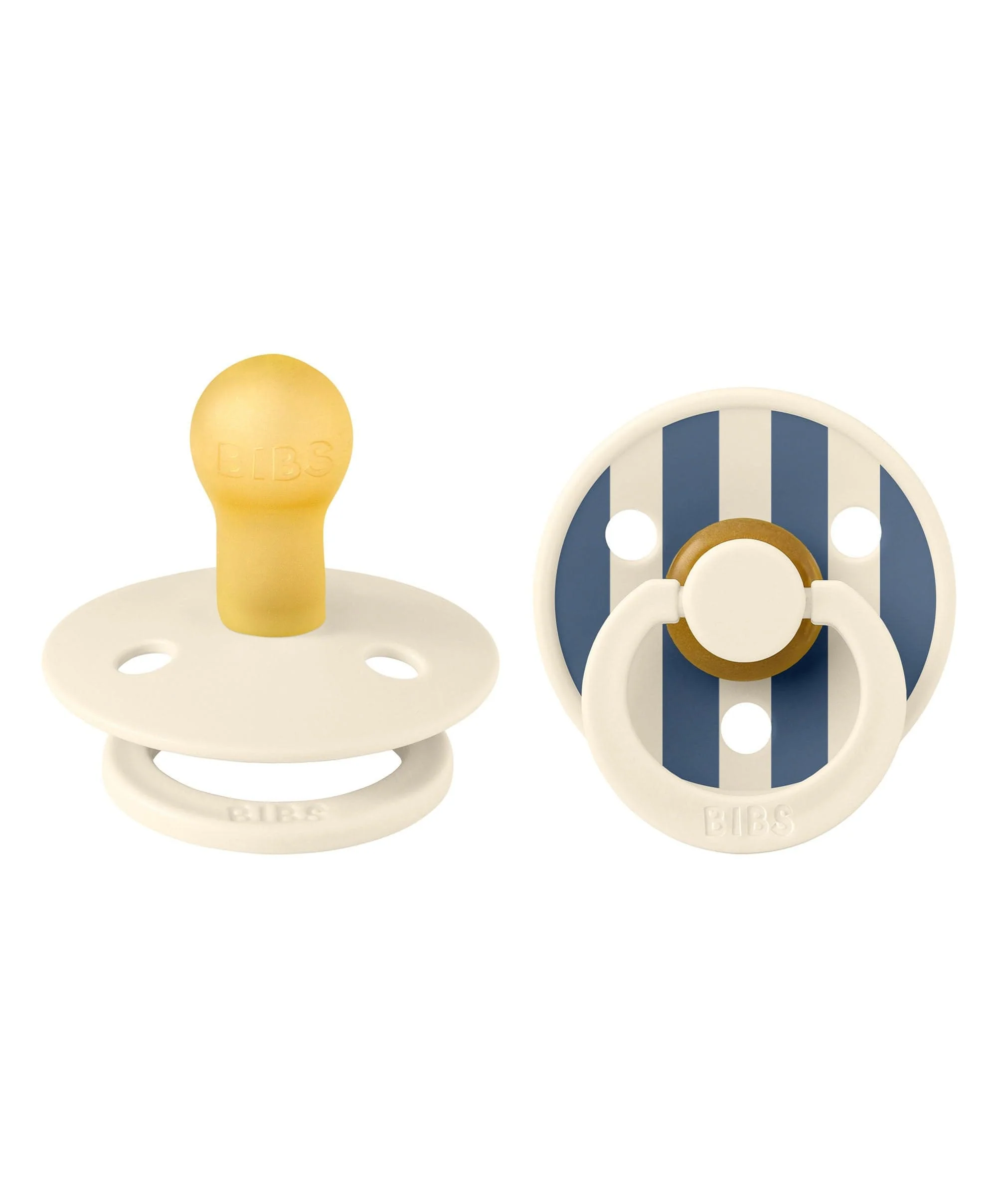 BIBS Dummies Bundles (3 Pieces) – Ivory/Steel Blue - Image 2