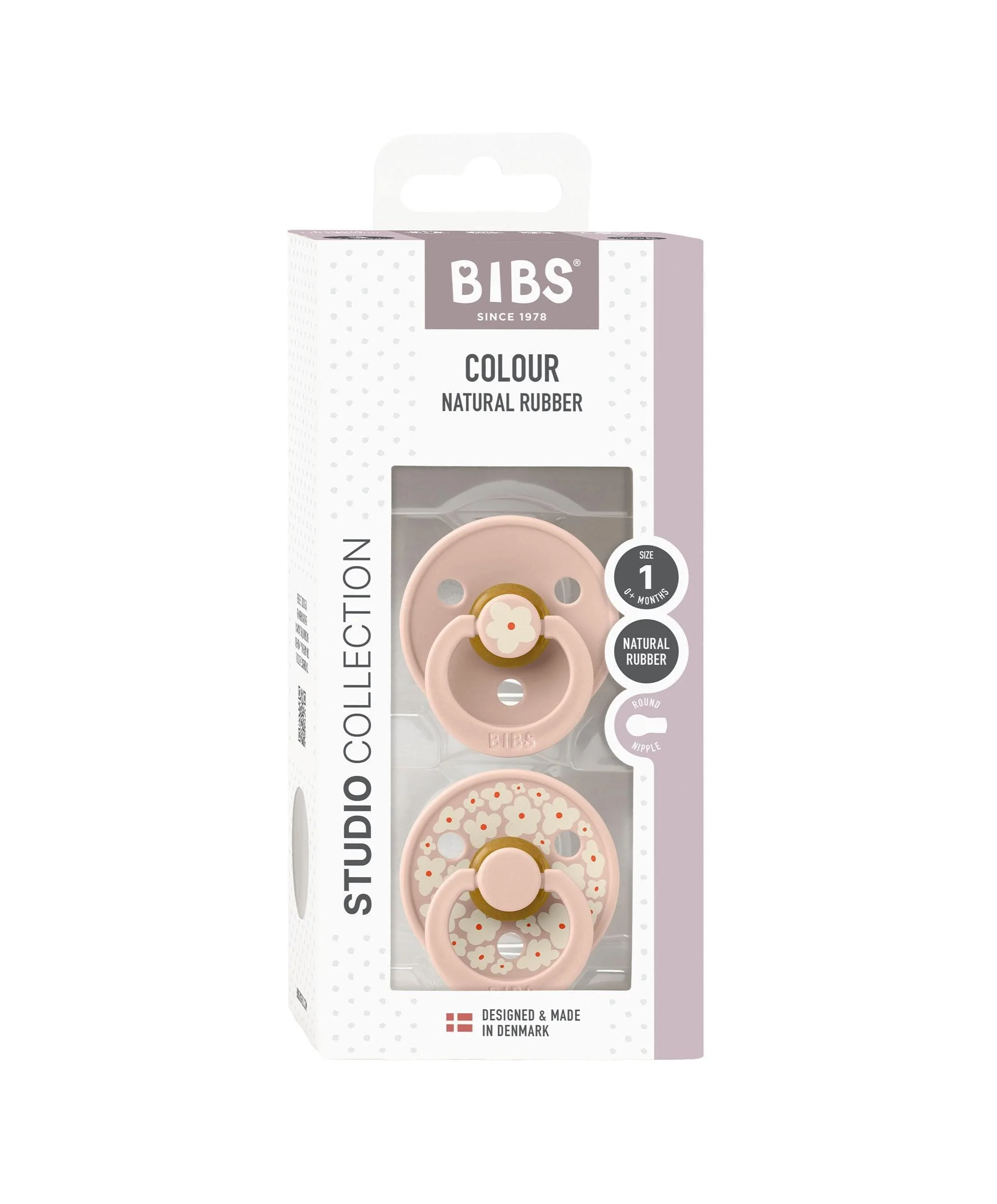 BIBS Dummies Bundles (3 Pieces) – Ivory/Jasmine Blush - Image 3