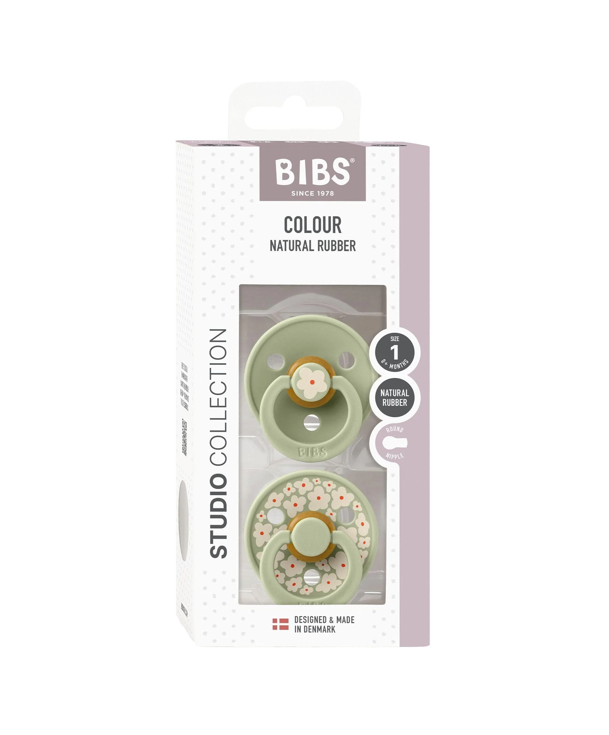BIBS Dummies Bundles (3 Pieces) – Ivory/Jasmine Sage - Image 3