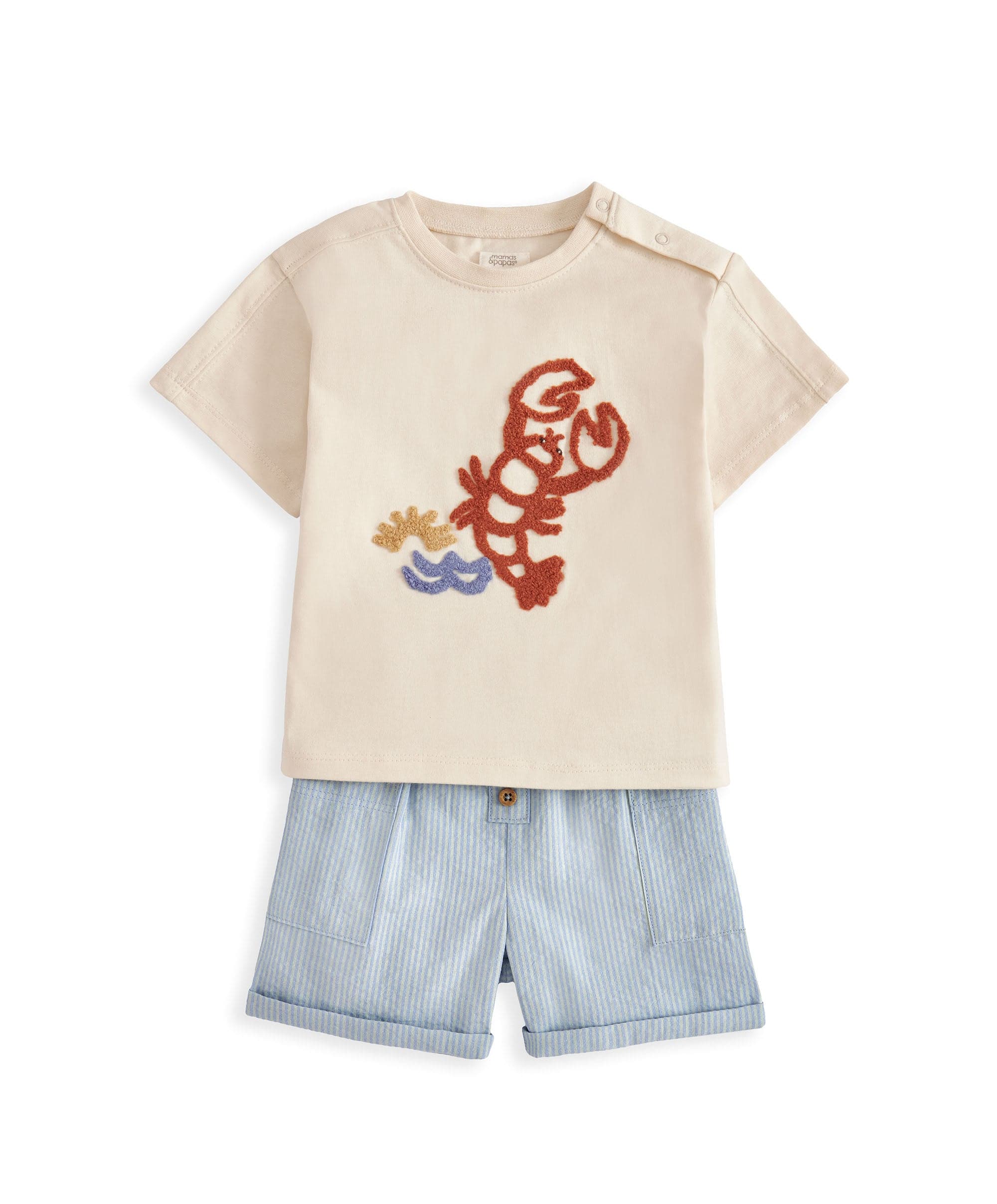 Lobster T-Shirt & Shorts Outfit Set - Image 5