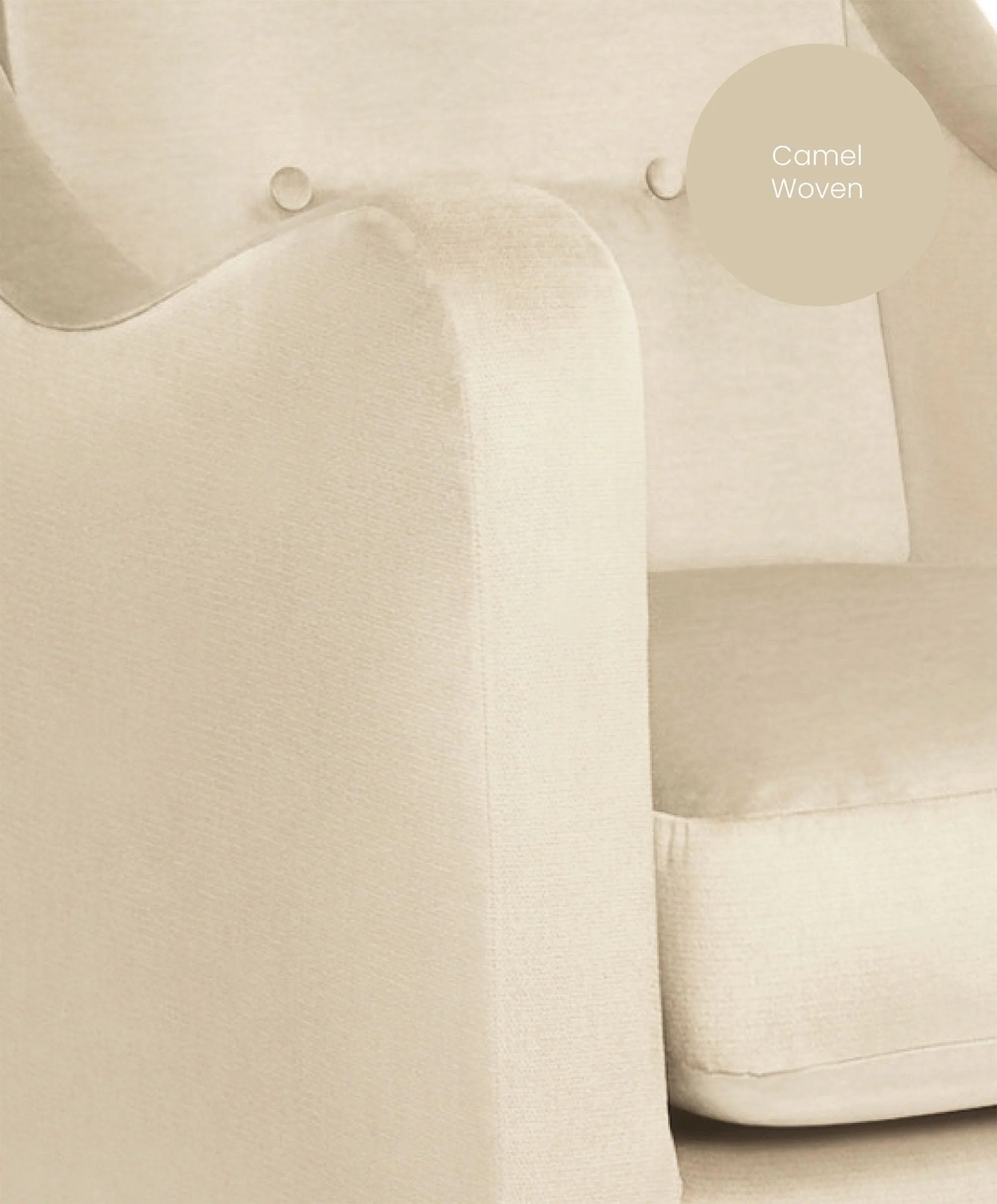 Bowdon Nursing Chair - Camel Woven - Image 4