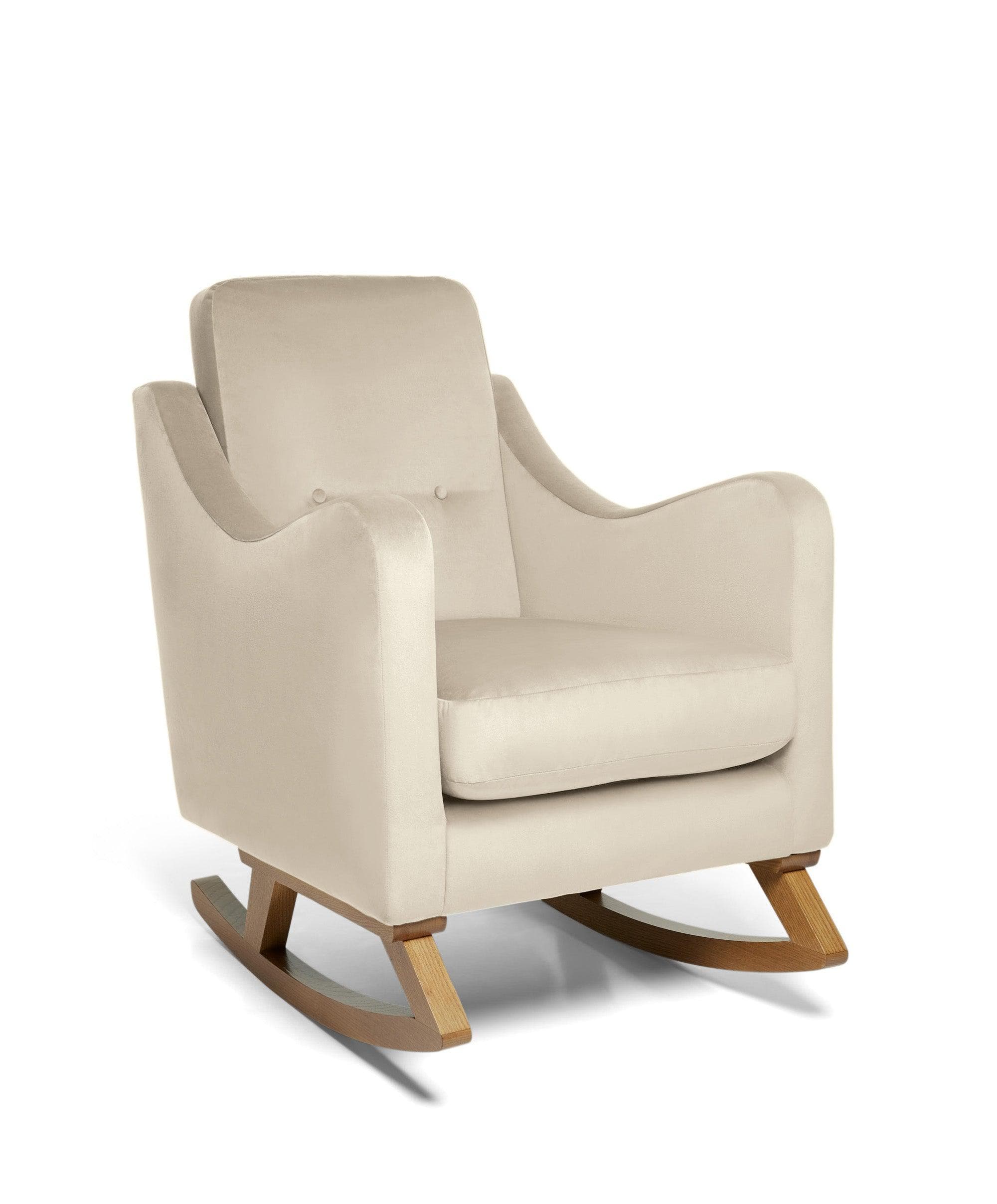 Bowdon Nursing Chair - Latte Velvet - Image 2