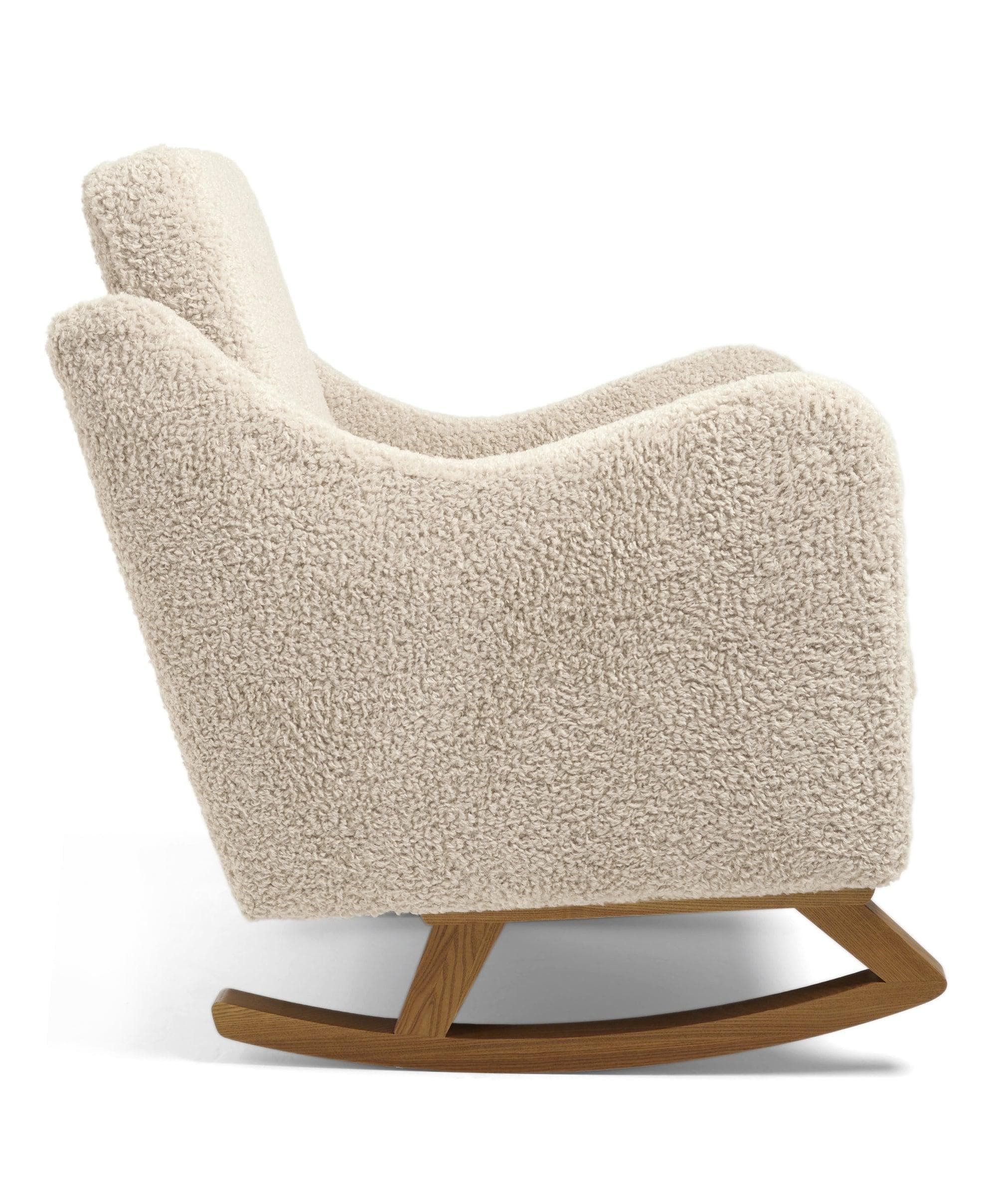Bowdon Nursing Chair & Footstool Set - Biscuit Teddy - Image 5