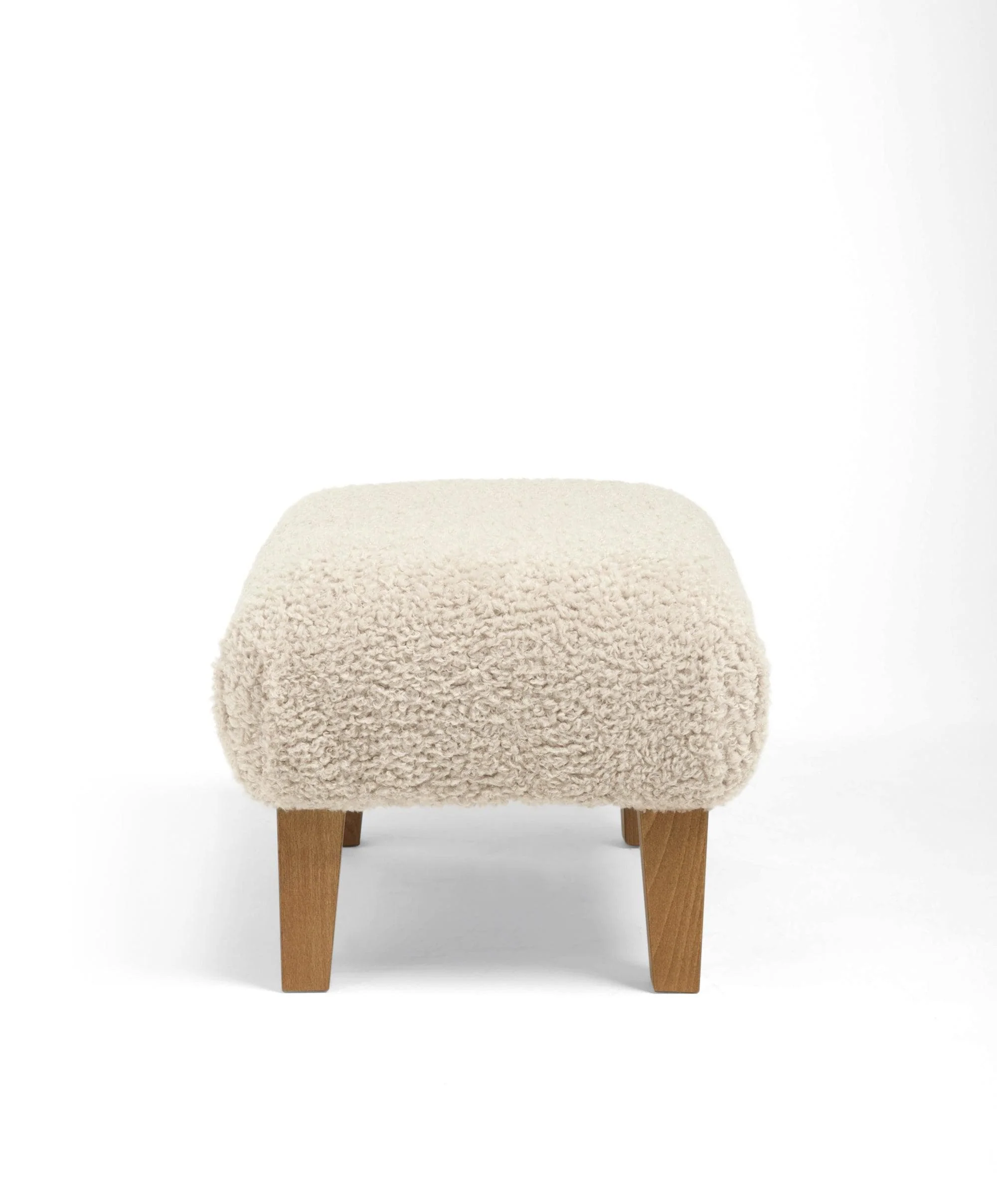 Bowdon Nursing Chair & Footstool Set - Biscuit Teddy - Image 6