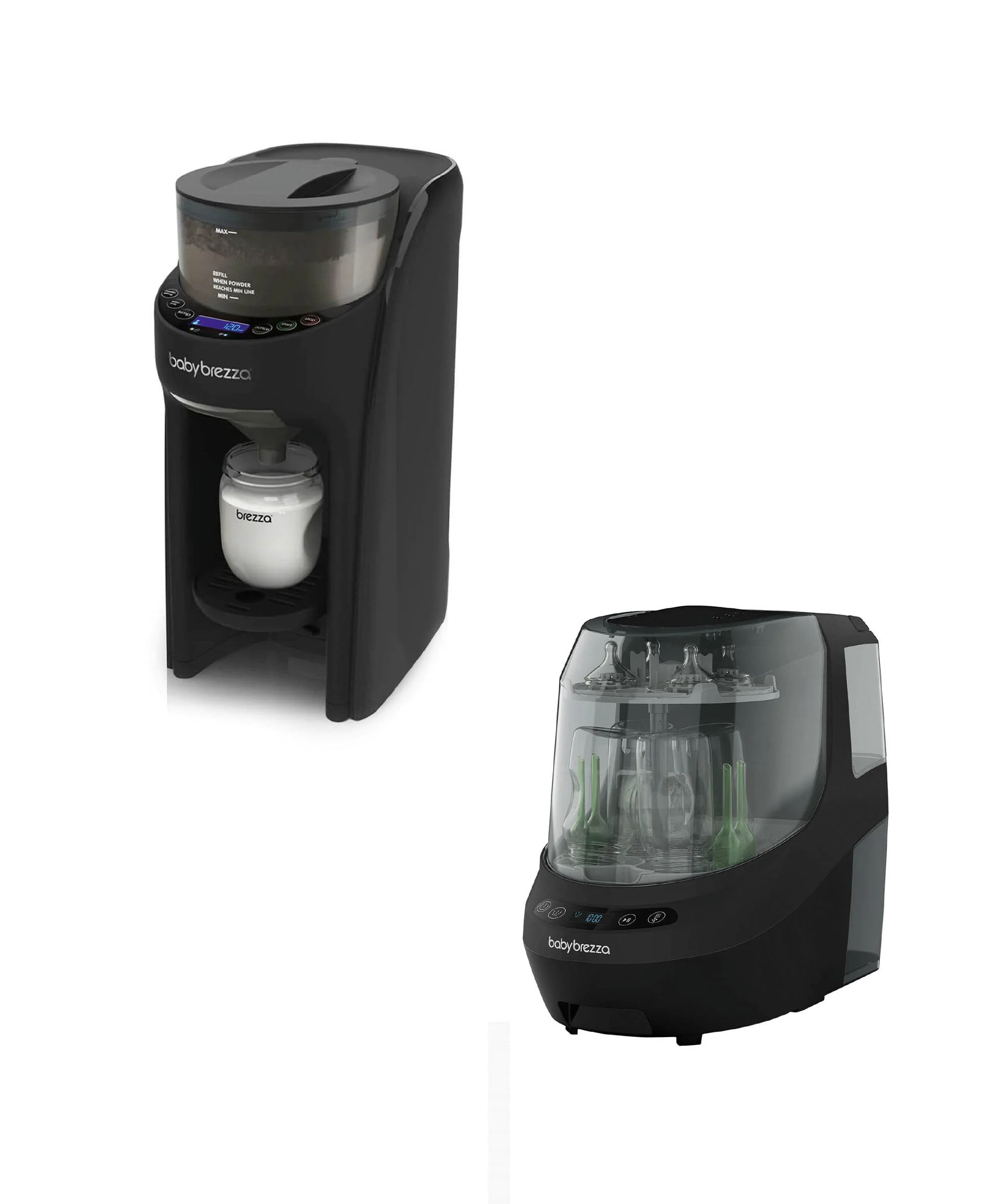 Baby Brezza Formula Pro & Bottle Washer Pro Bundle - Black