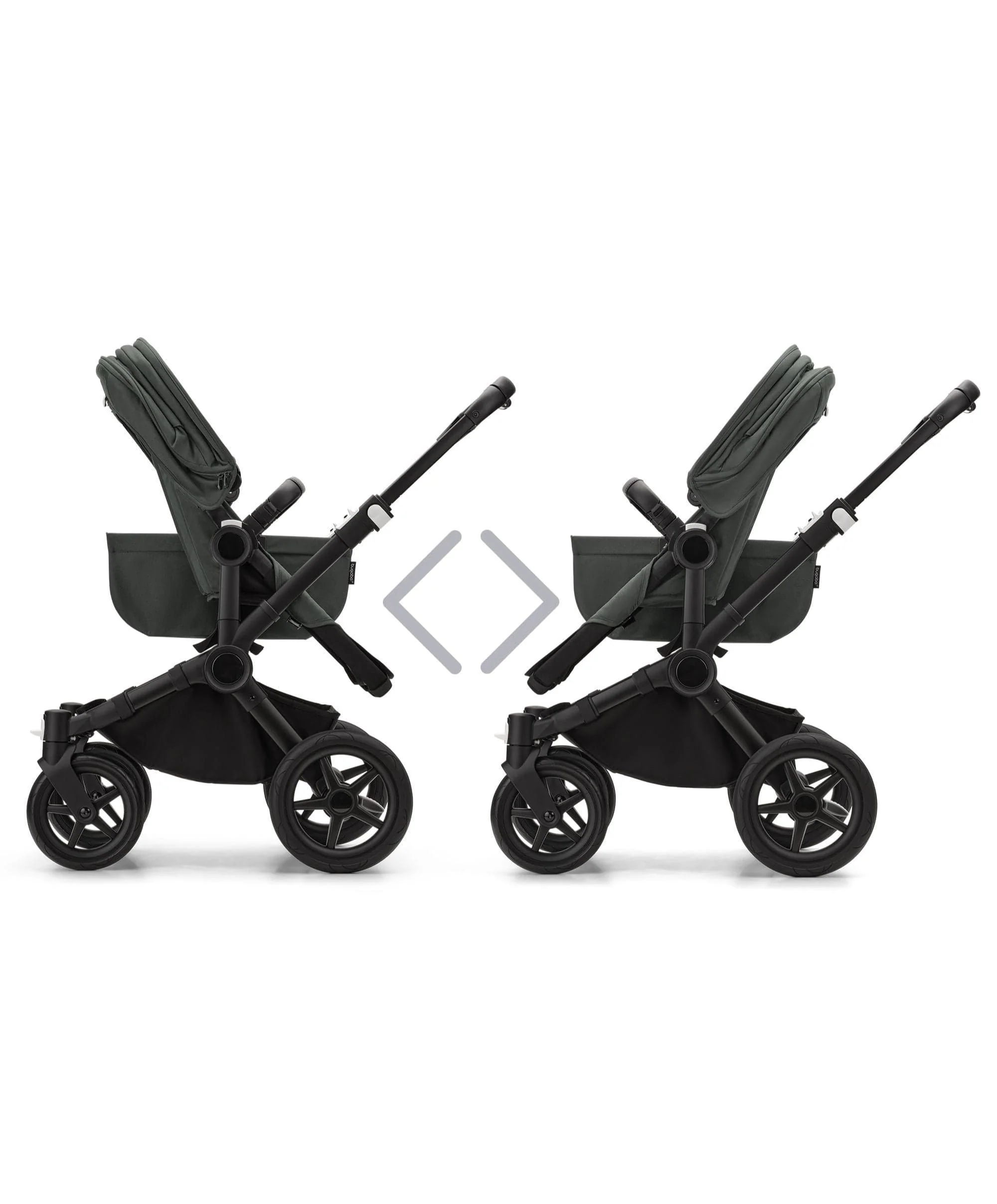 Bugaboo Donkey 5 Mono Complete Pushchair & Carrycot - Forest Green - Image 4