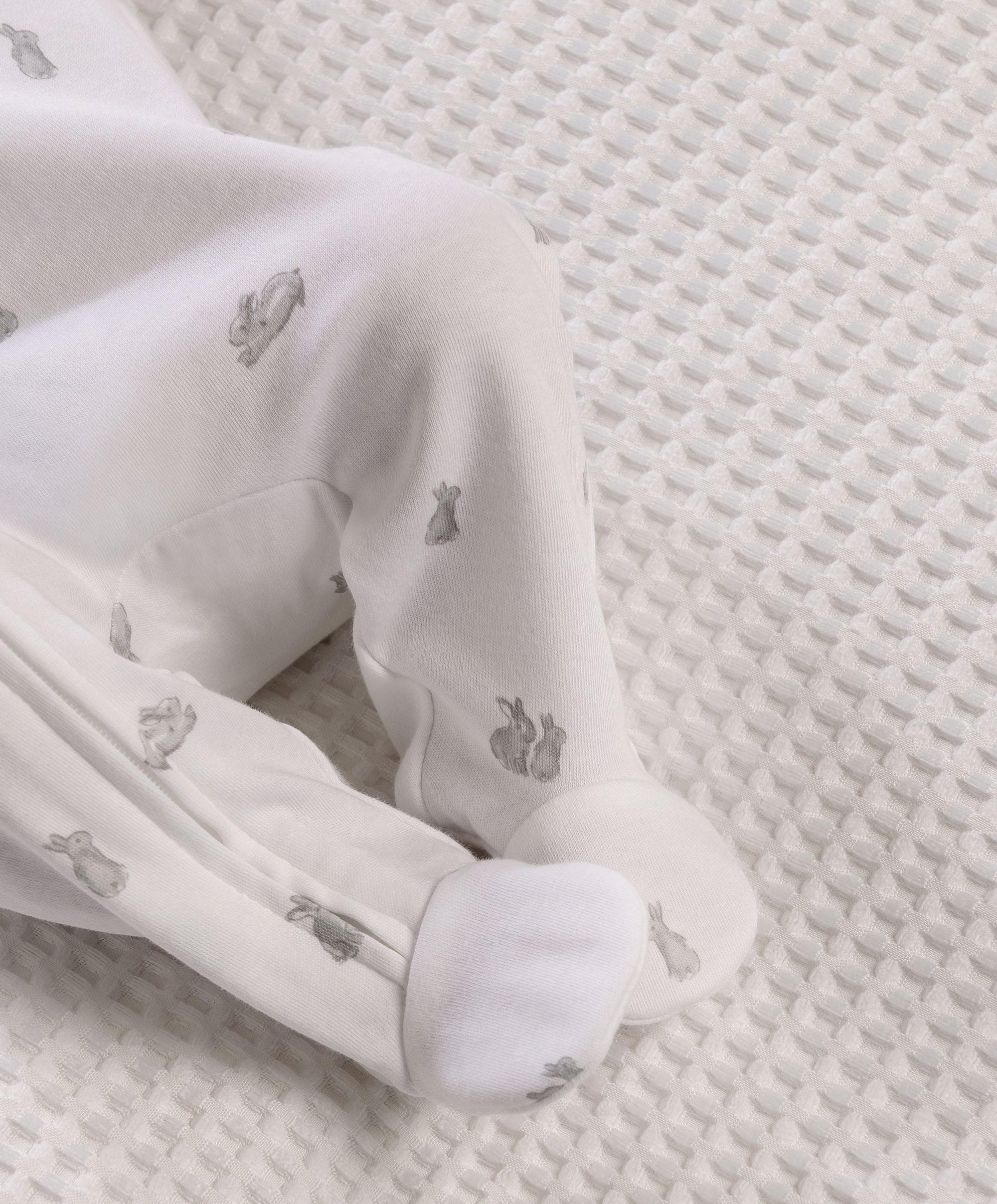 Bunny Print Zip All In One - Image 4