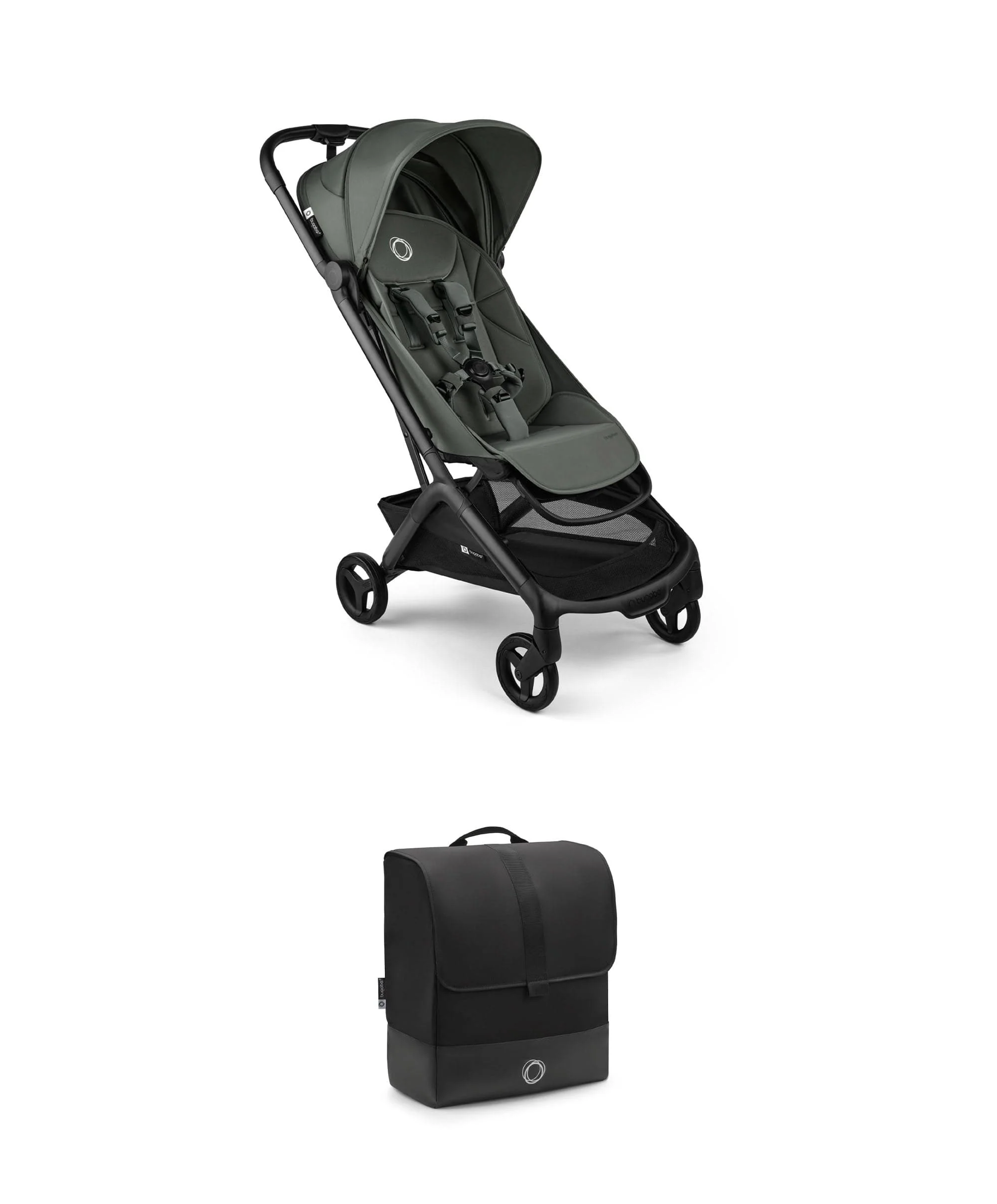 Bugaboo Butterfly 2 Pushchair With Free Transport Bag - Forest Green