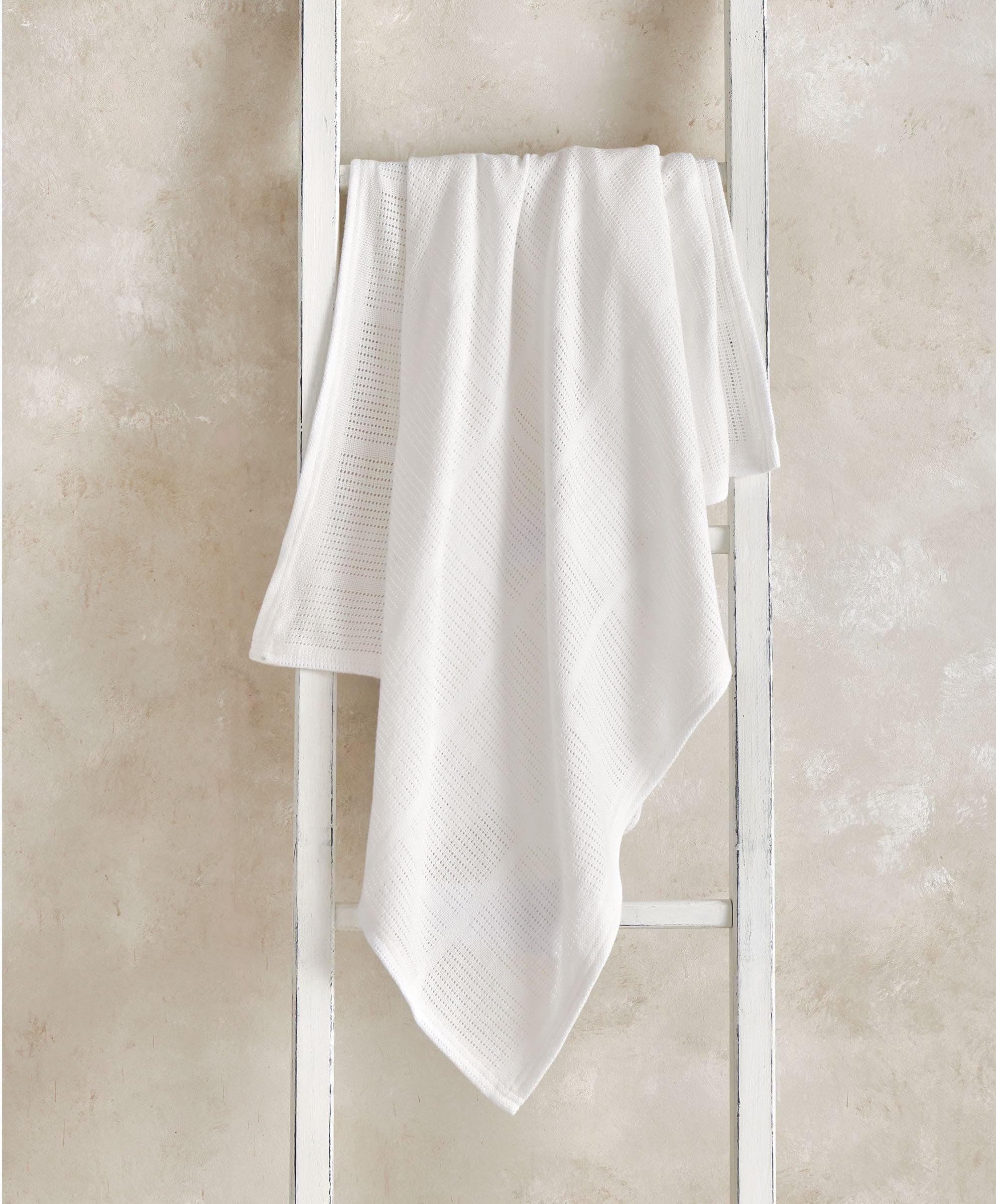 Small Cellular Blanket - White