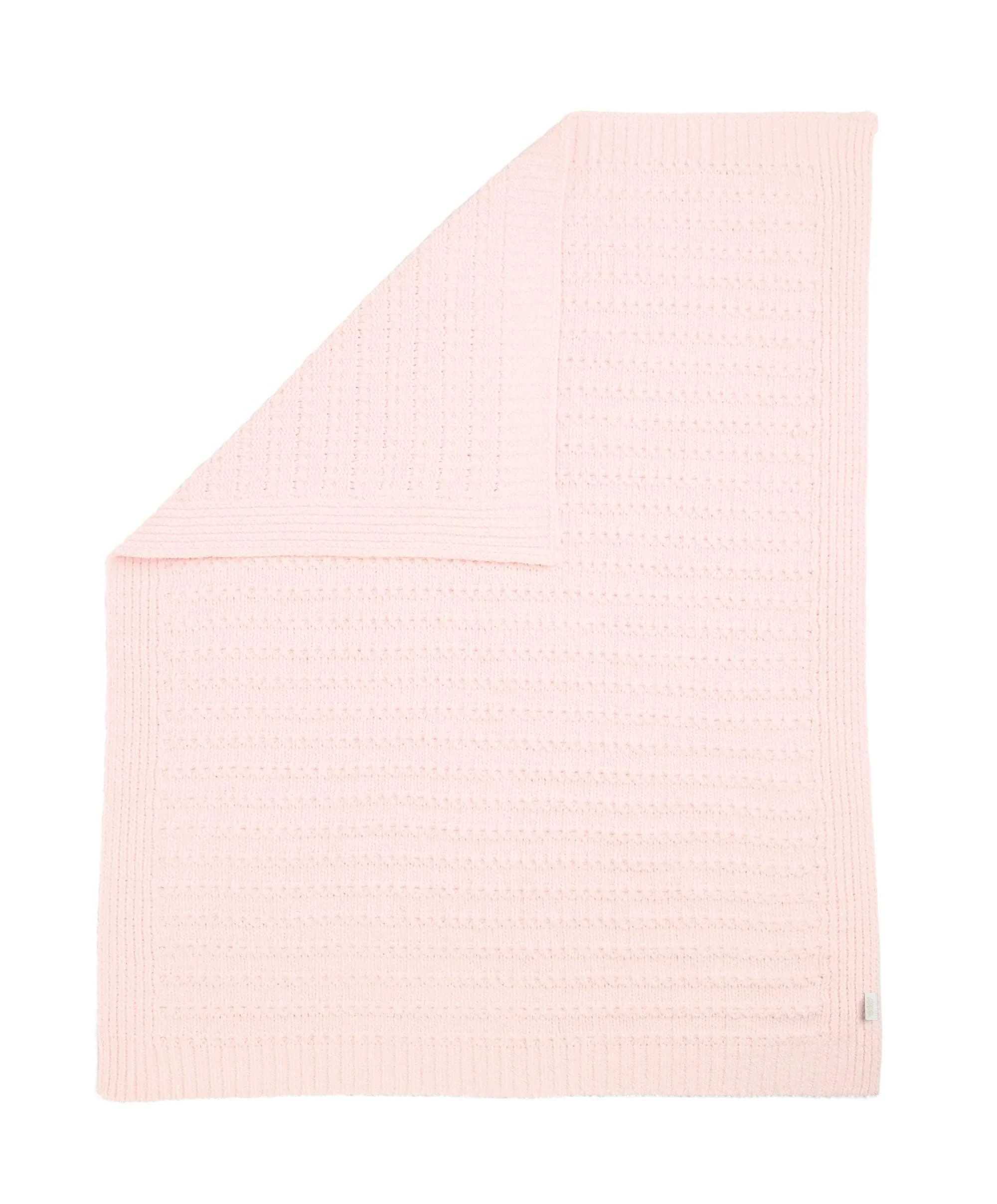 Chenille Blanket - Pink Stripe - Image 3