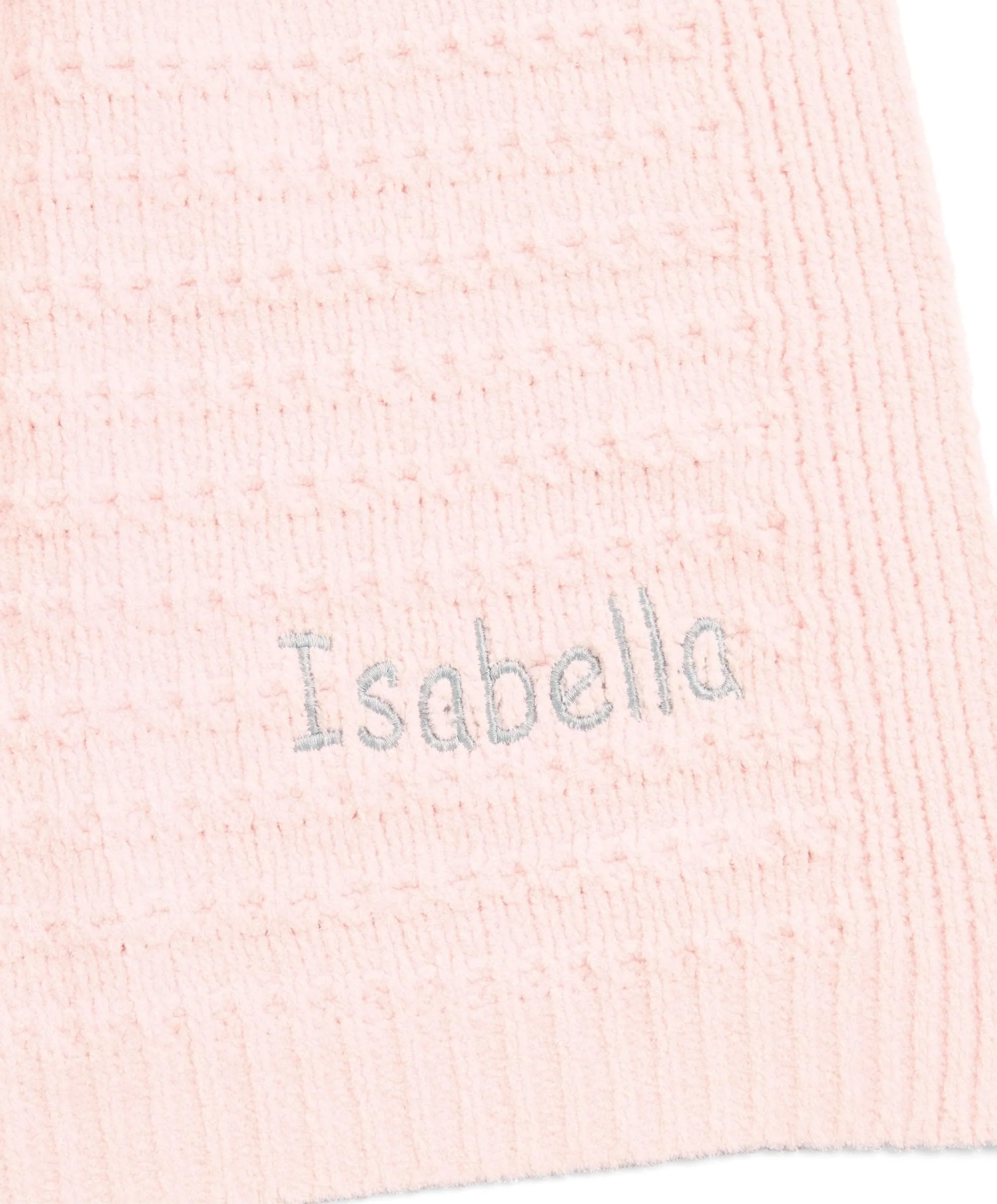 Chenille Blanket - Pink Stripe - Image 5