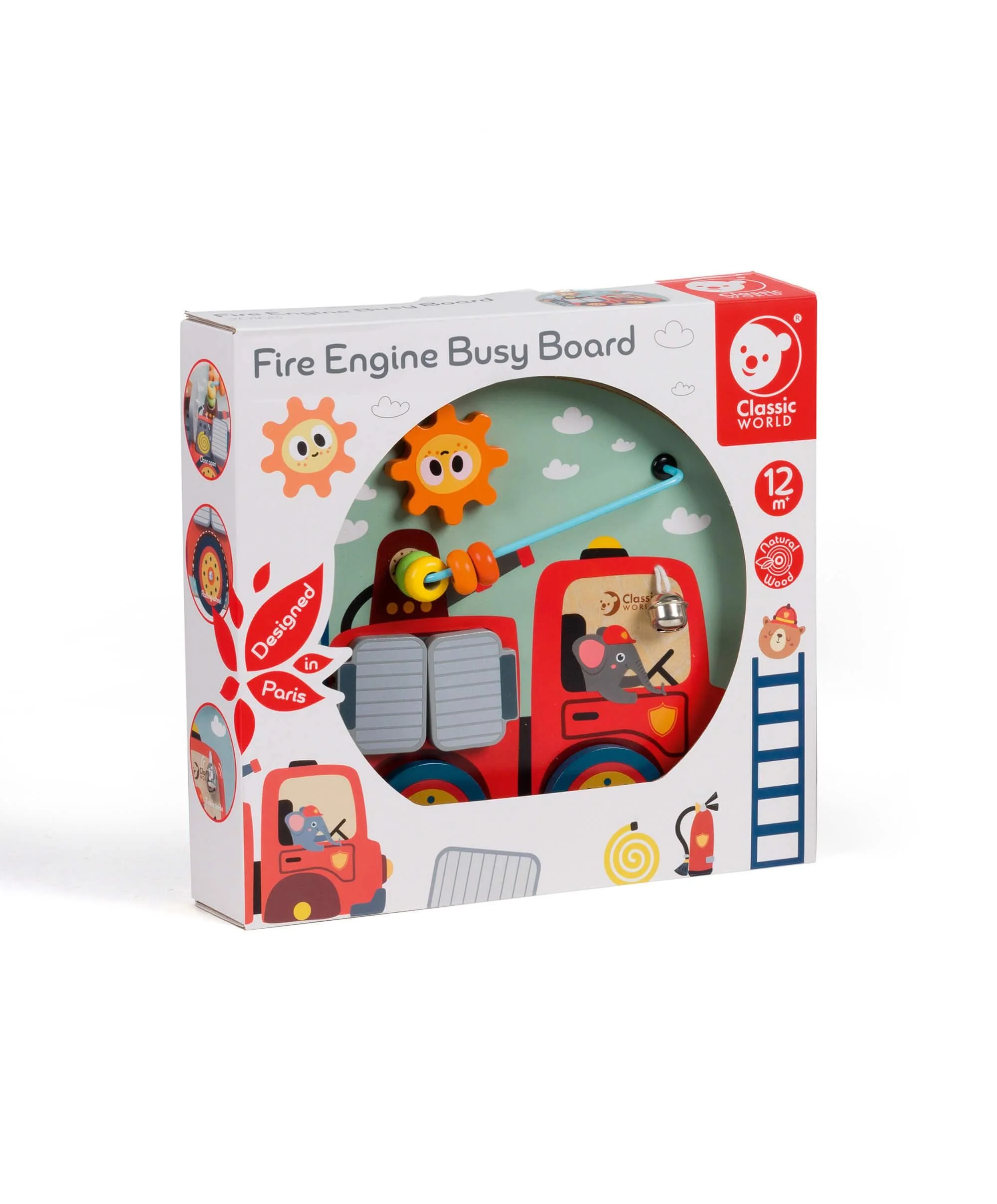 Classic World Fire Engine Busy Board Toy - Image 4