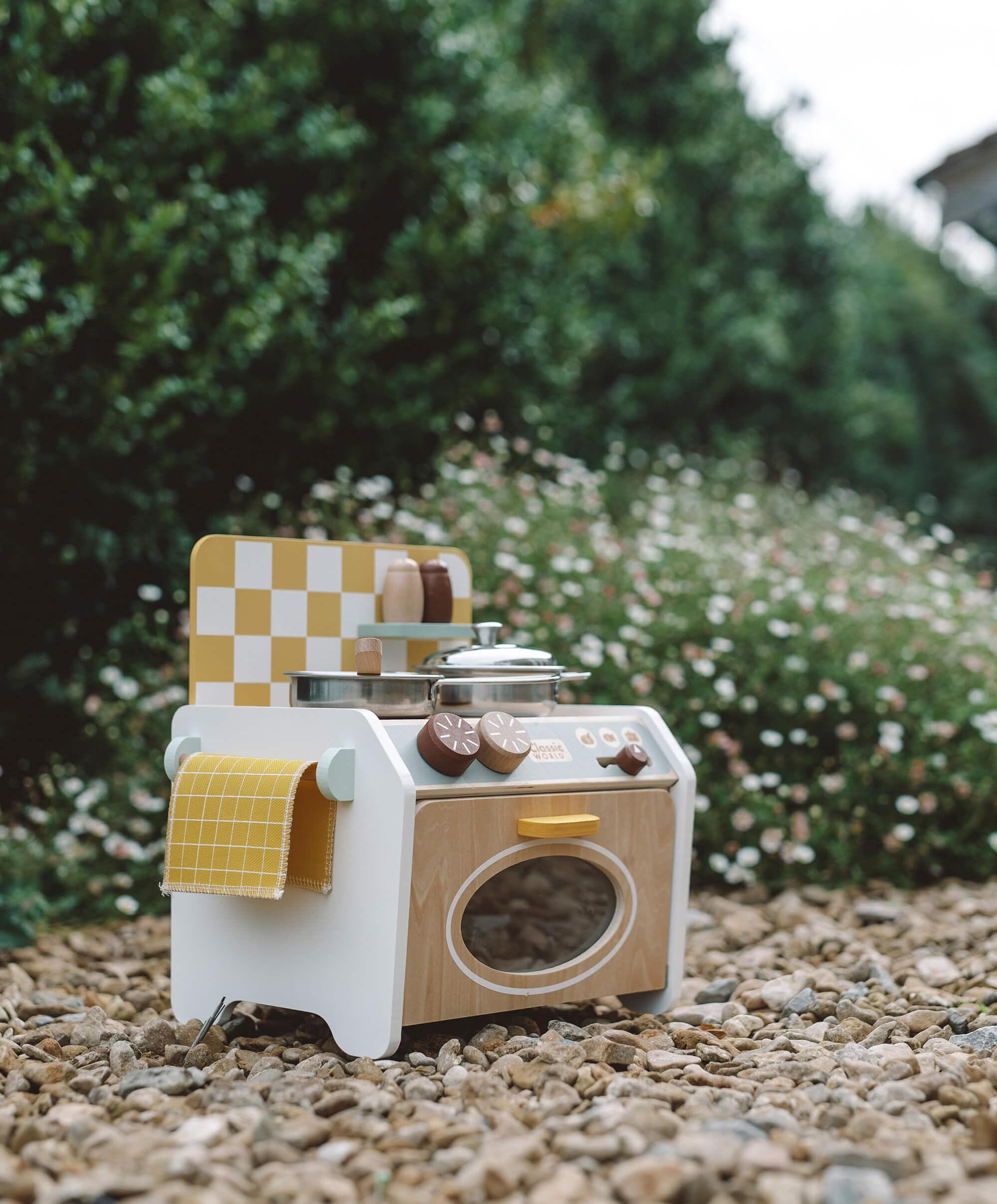 Classic World Small Wooden Play Kitchen Toy - Image 4