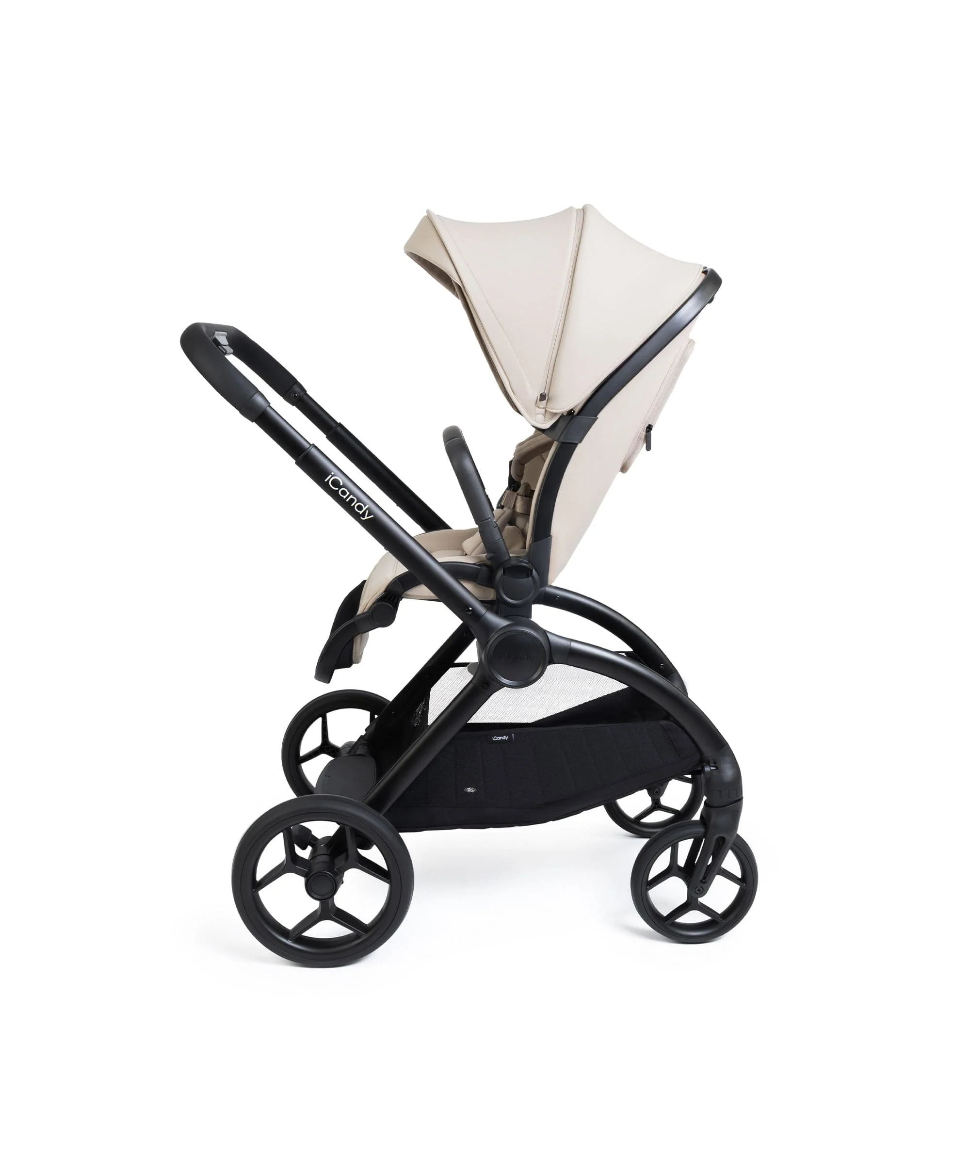 iCandy Core 2 Pushchair Bundle With Cybex Cloud T+ Car Seat & Base - Sandstone - Image 2
