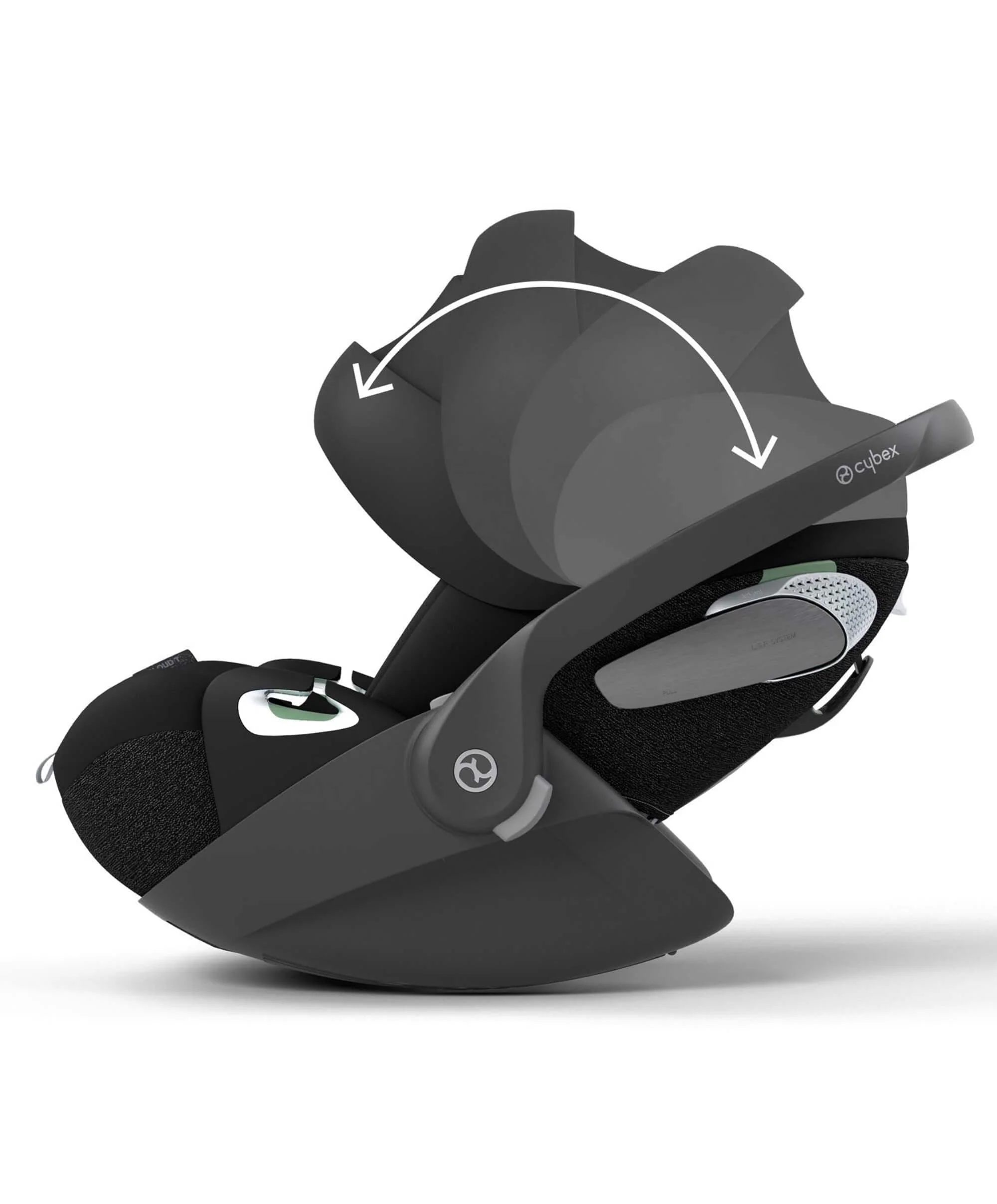 Cybex Cloud T i-Size Rotating Baby Car Seat & Base Bundle - Sepia Black - Image 7