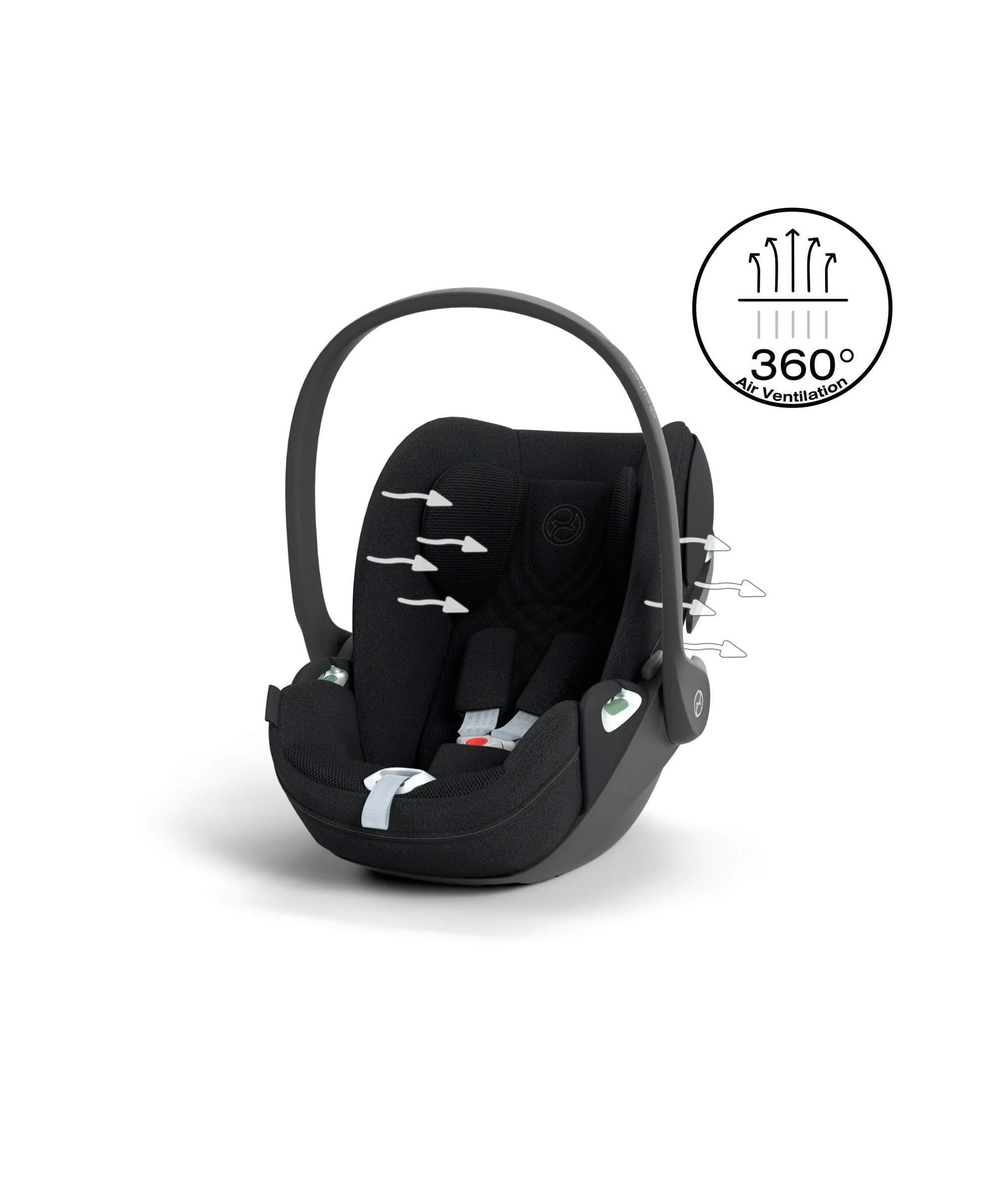 Cybex Cloud T i-Size + Baby Car Seat & Base Bundle - Sepia Black - Image 7