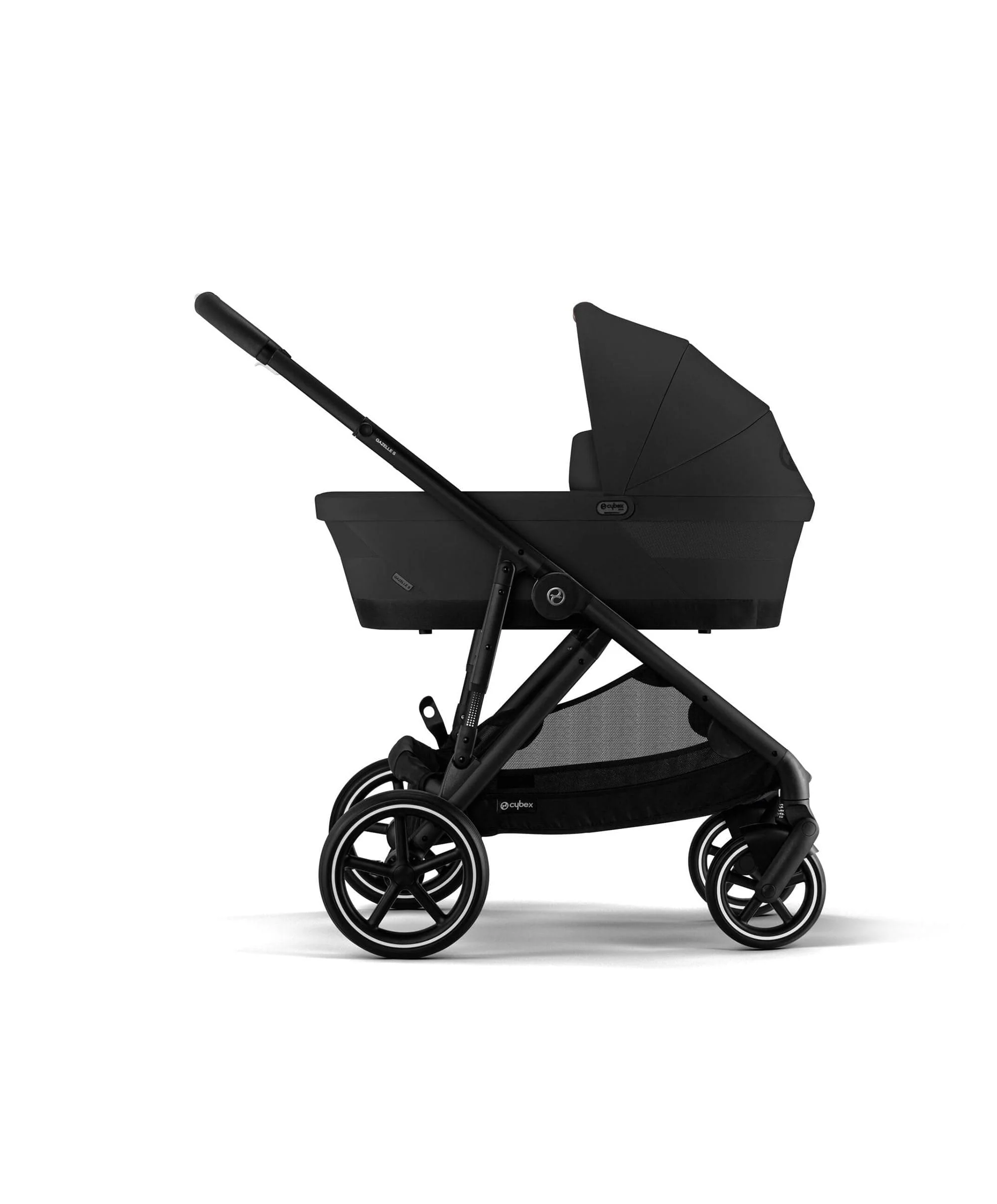 Cybex Gazelle S Pushchair Bundle With Cybex Cloud T i-Size + Baby Car Seat & Base (7 Pieces) - Moon Black - Image 8