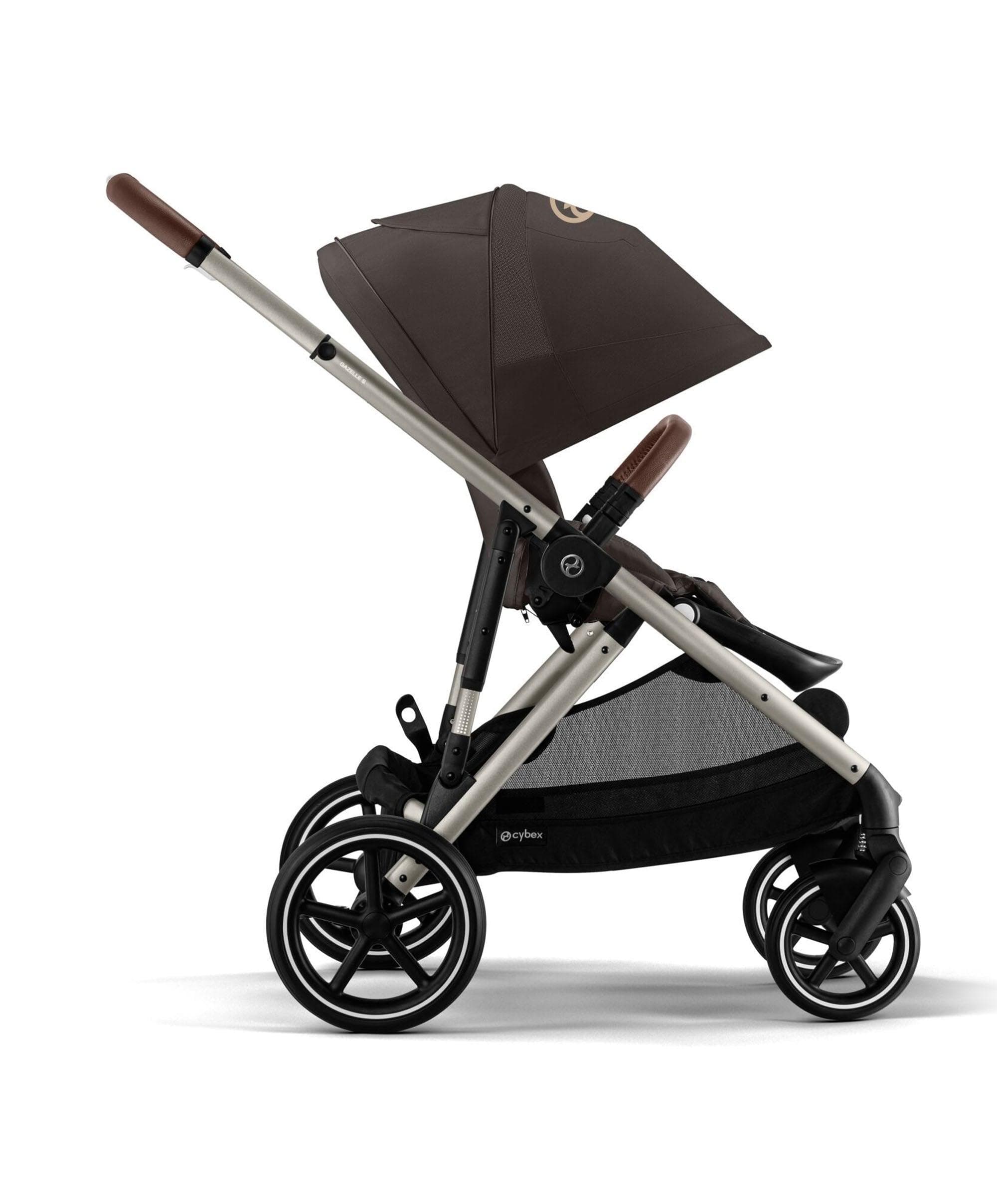 Cybex Gazelle S Twin Pushchair Bundle (12 Pieces) - Chocolate Brown - Image 3