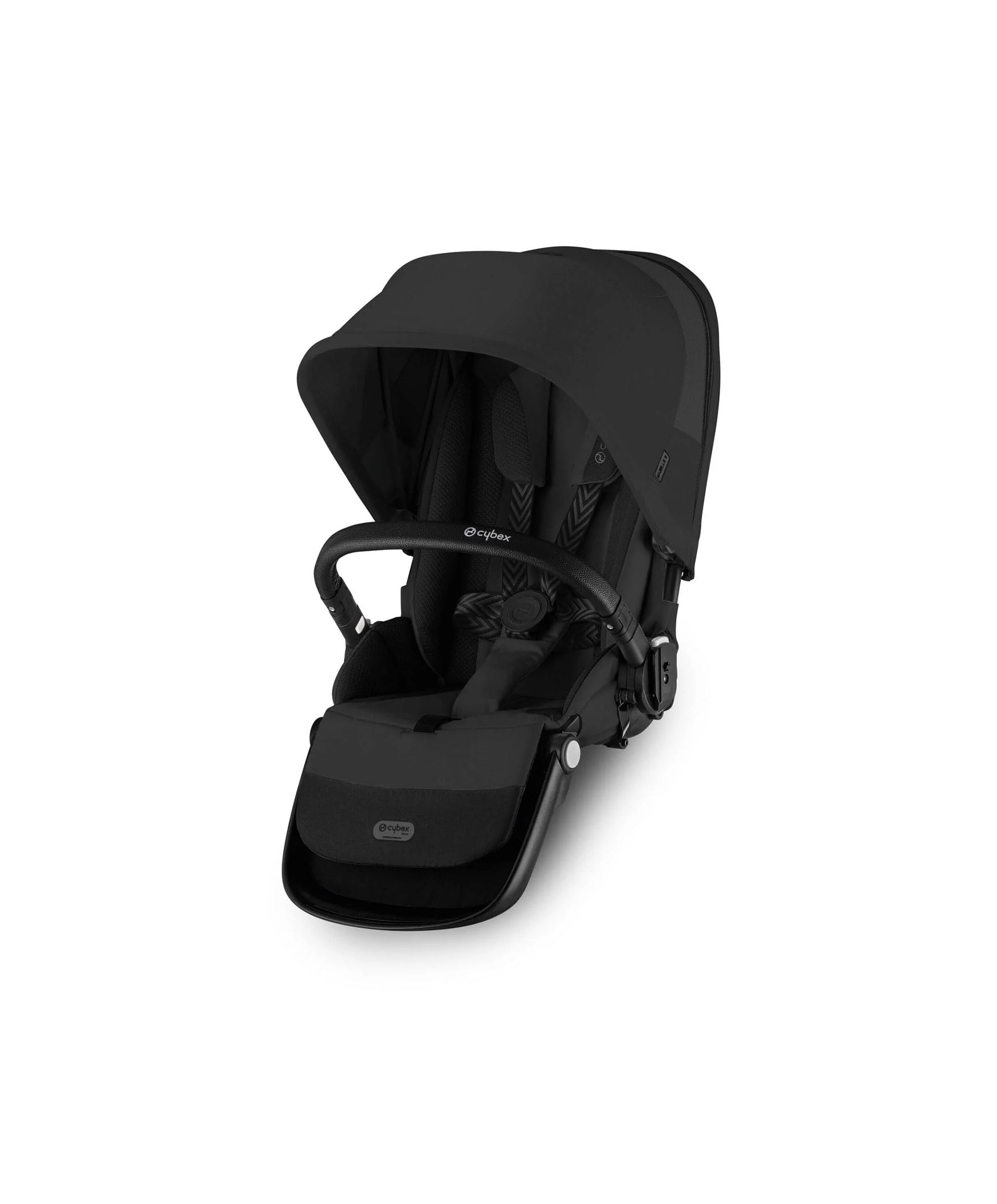 Cybex Gazelle S Twin Pushchair Bundle with Cybex Cloud T i-Size Rotating Baby Car Seat & Base (16 Pieces) - Moon Black - Image 18