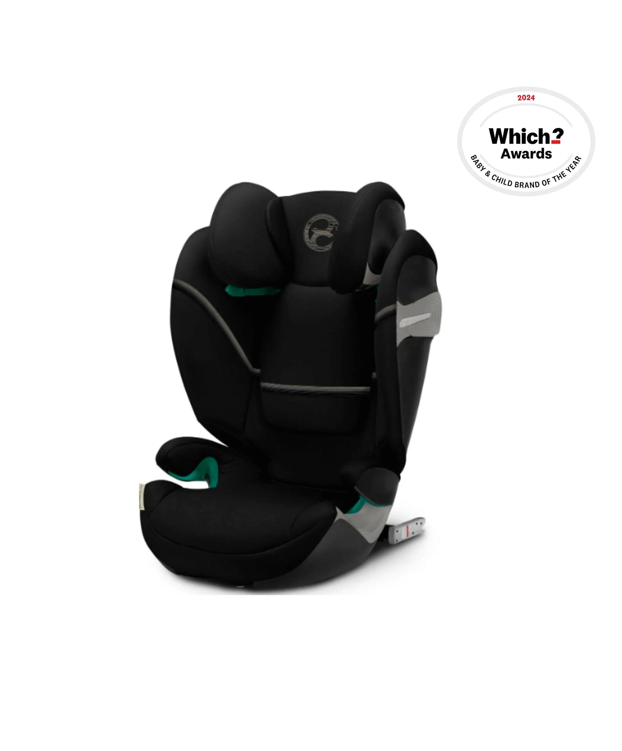 Cybex Solution S2 I-FIX Car Seat - Moon Black - Image 2