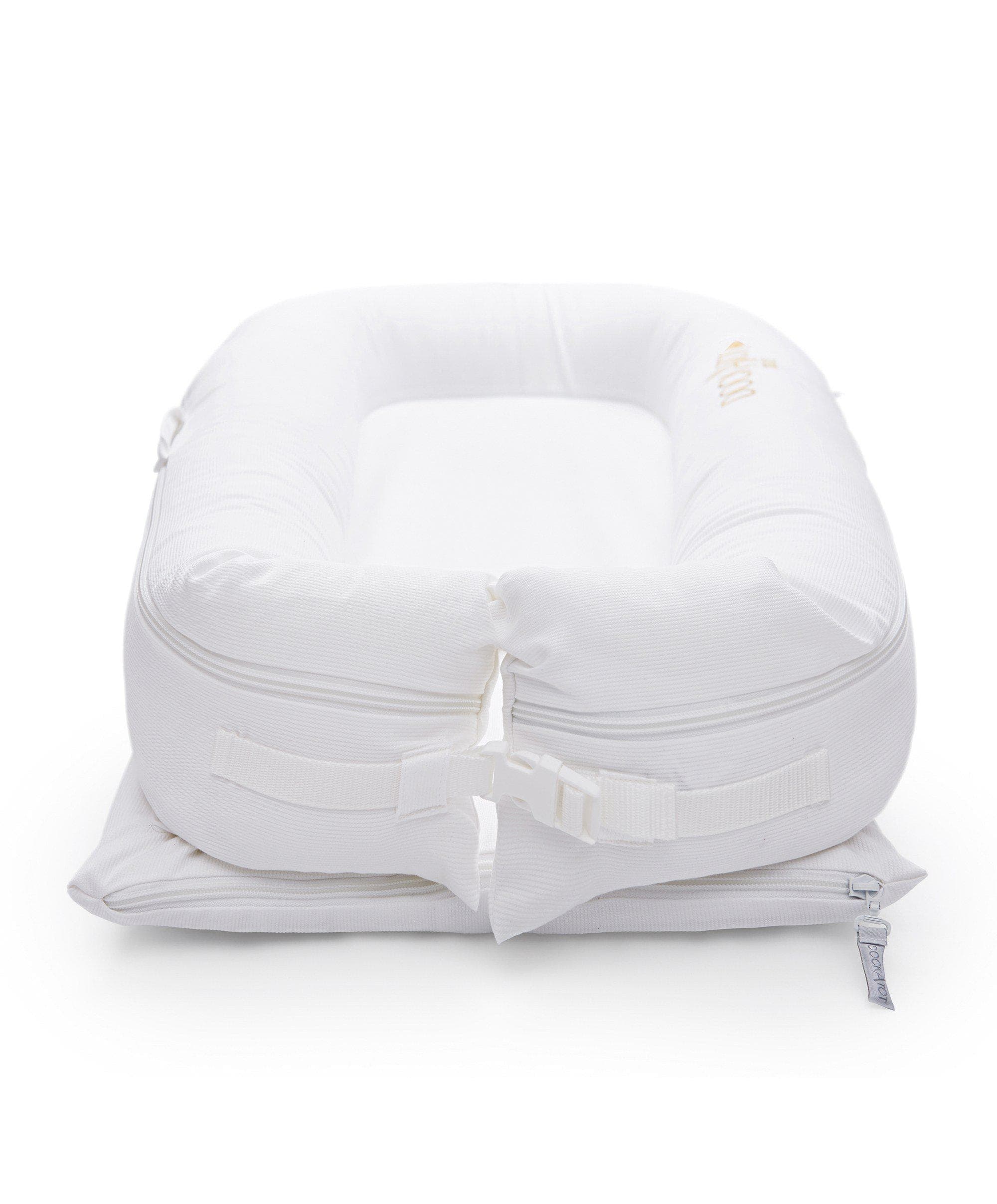 Dockatot Deluxe+ Dock - Pristine White - Image 3