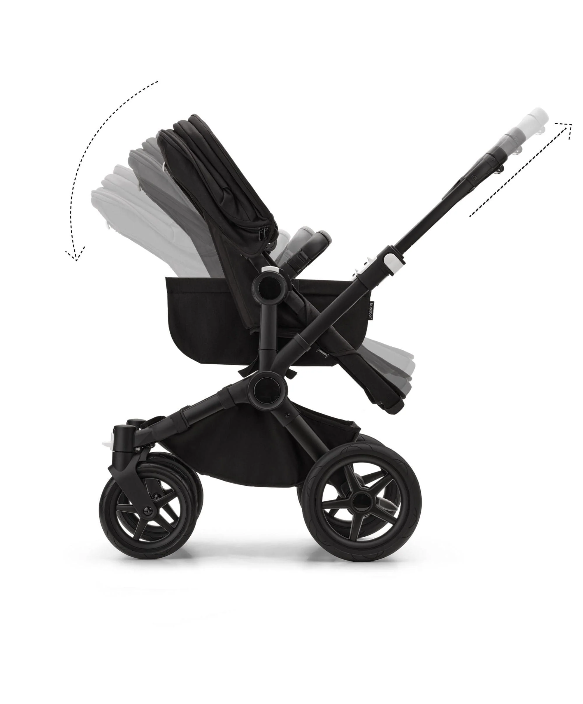 Bugaboo Donkey 5 Duo Essential Newborn Pushchair Bundle (7 Pieces) - Midnight Black - Image 8