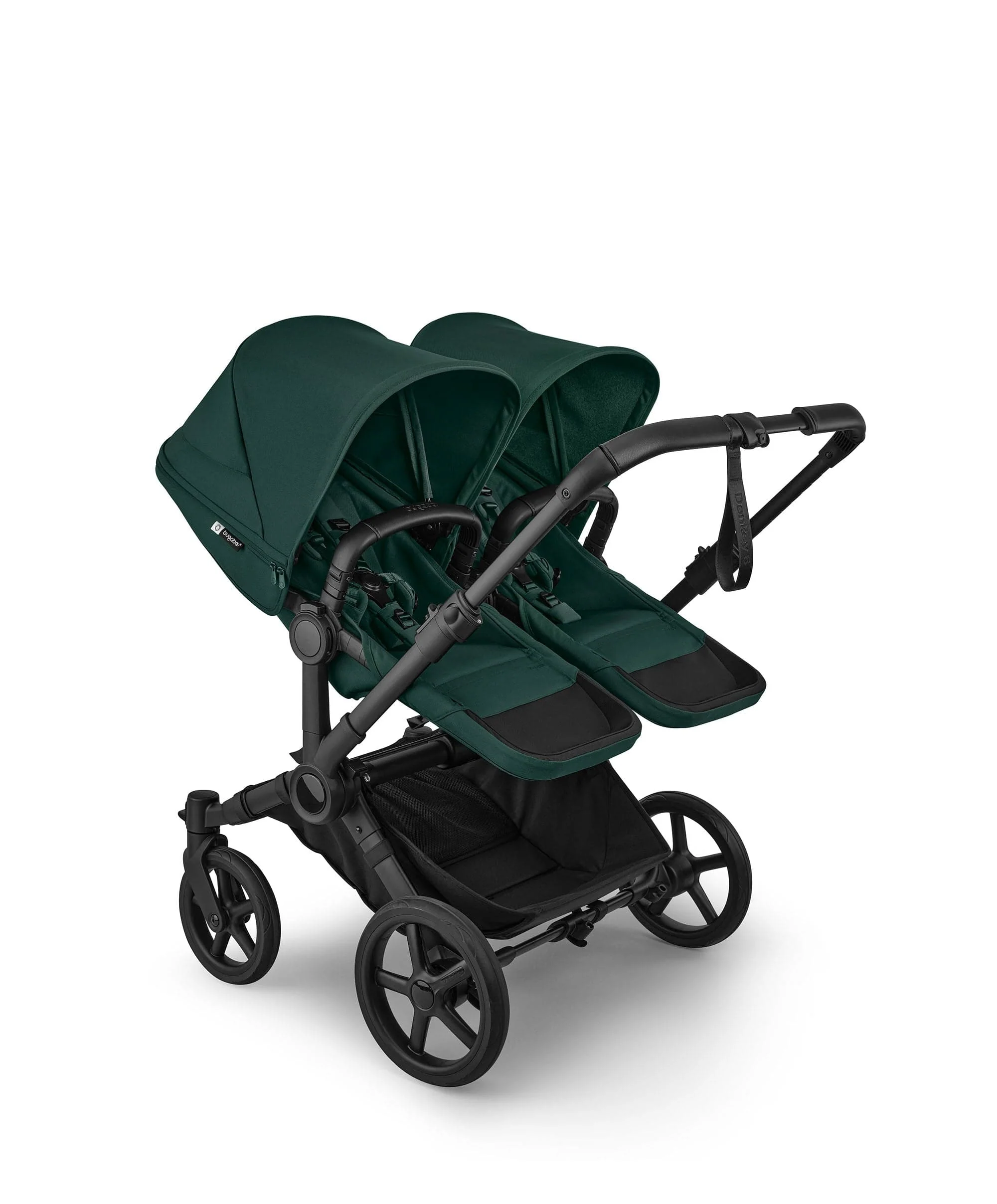 Bugaboo Donkey 6 Double Ultimate Pushchair Bundle With Cybex Cloud T i-Size Rotating Baby Car Seat & Base (8 Pieces) - Fern Green - Image 10