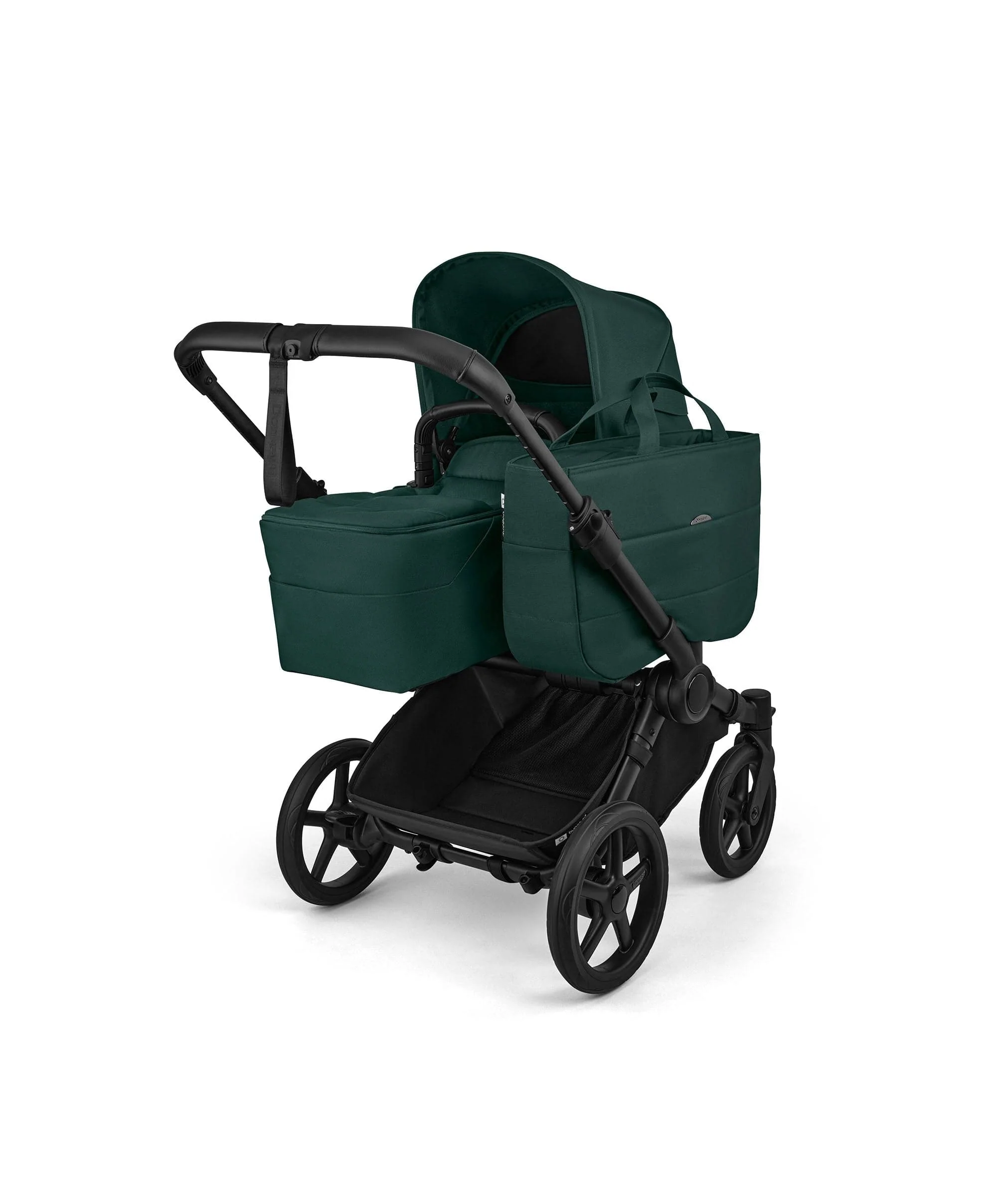 Bugaboo Donkey 6 Mono Ultimate Pushchair Bundle With Cybex Cloud T+ Car Seat & Base (7 Pieces) - Fern Green - Image 5