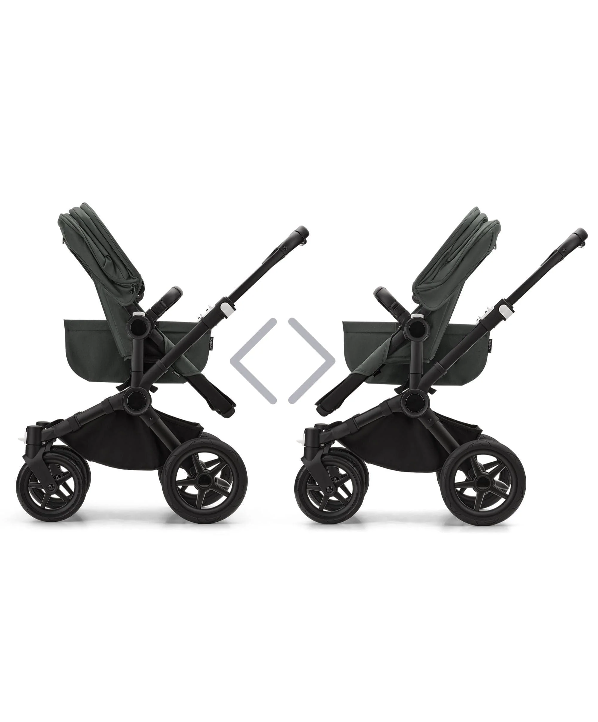 Bugaboo Donkey 5 Duo Essential Newborn Pushchair Bundle (7 Pieces) - Forest Green - Image 5