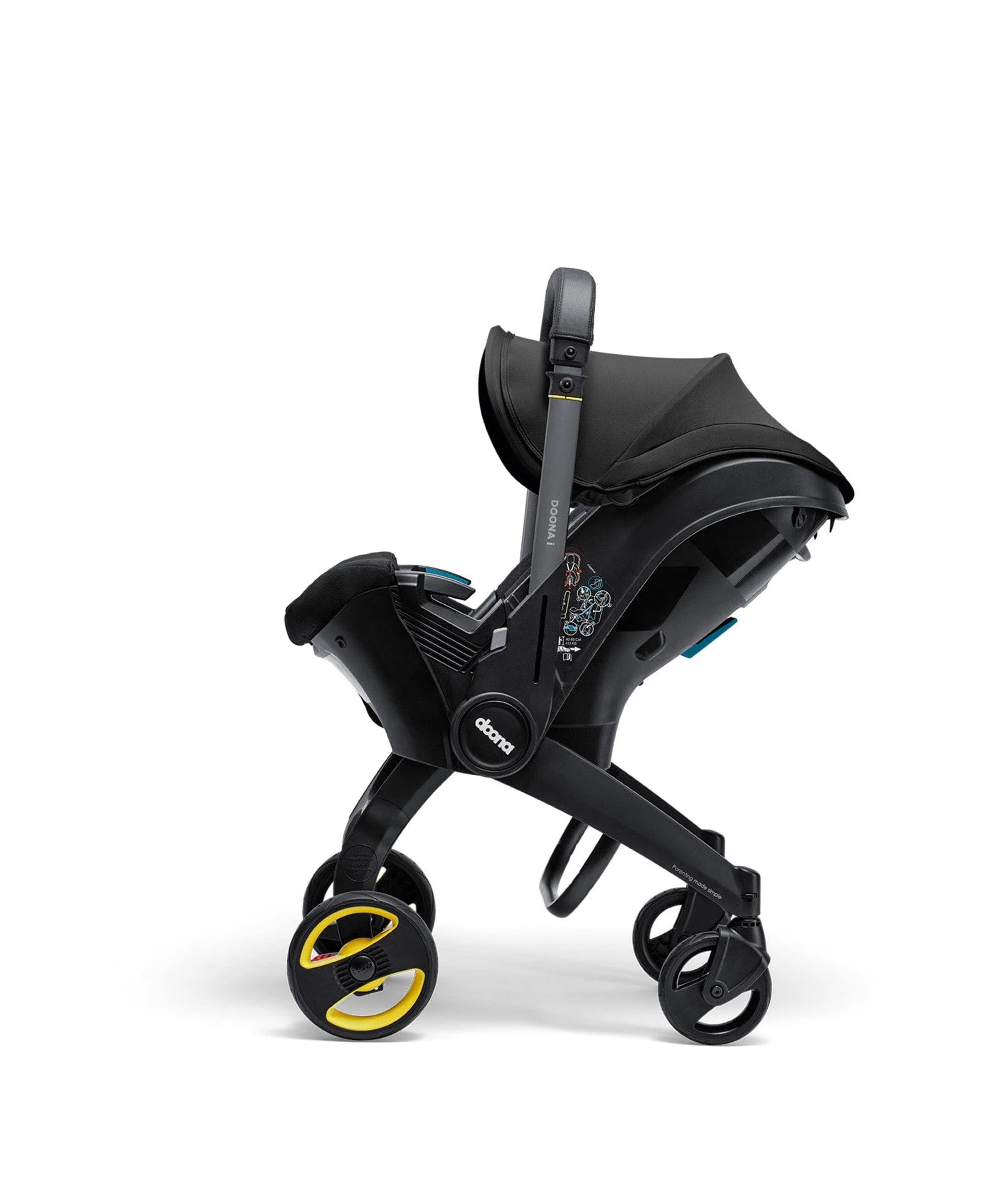 Doona i Car Seat & Stroller - Nitro Black - Image 6
