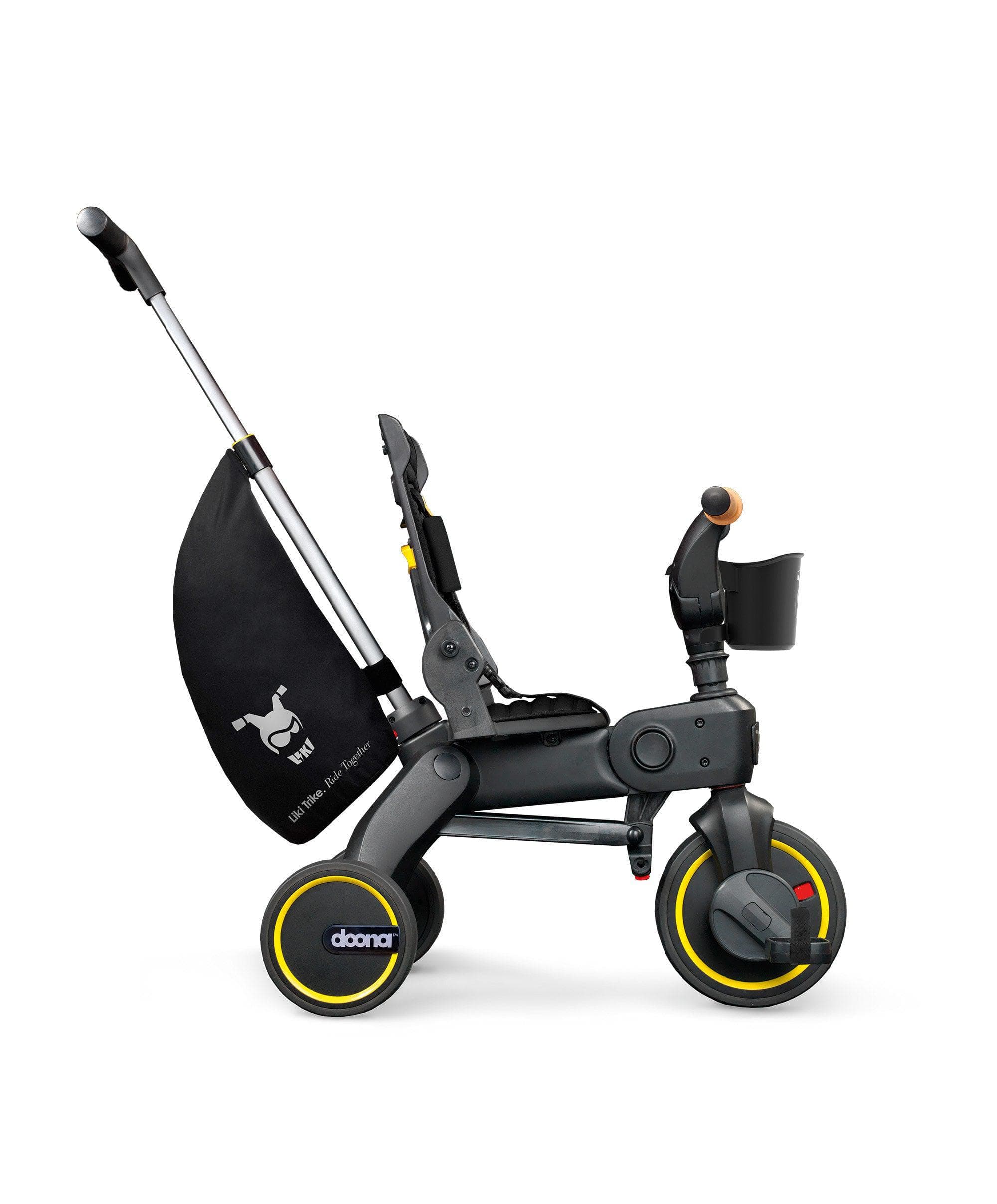 Doona&trade; Liki Push Along Trike S5 - Nitro Black Deluxe - Image 6