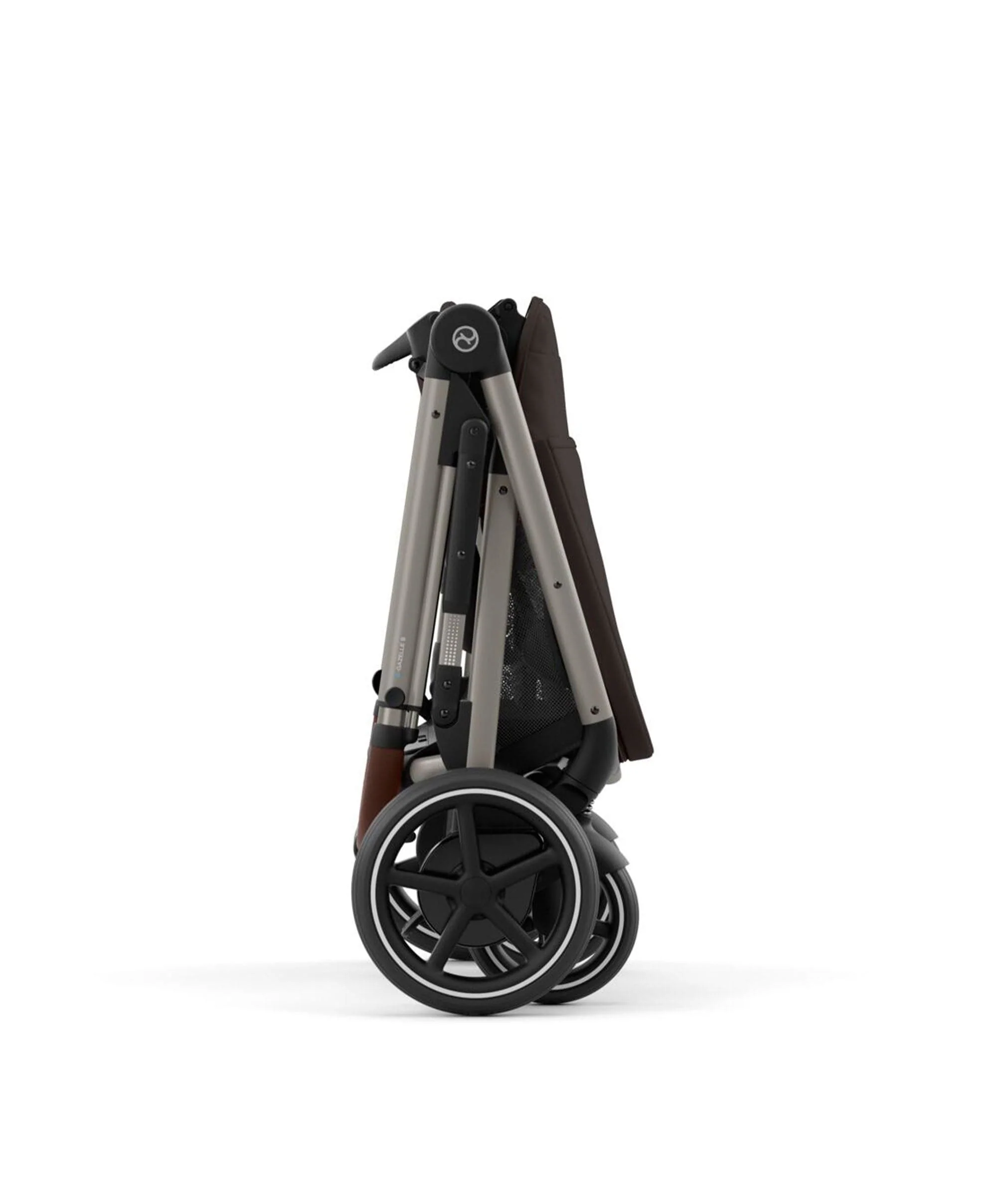 Cybex e-Gazelle S Electric Single to Double Pushchair Bundle with Cybex Cloud T i-Size Rotating Car Seat (7 Pieces) - Chocolate Brown - Image 8