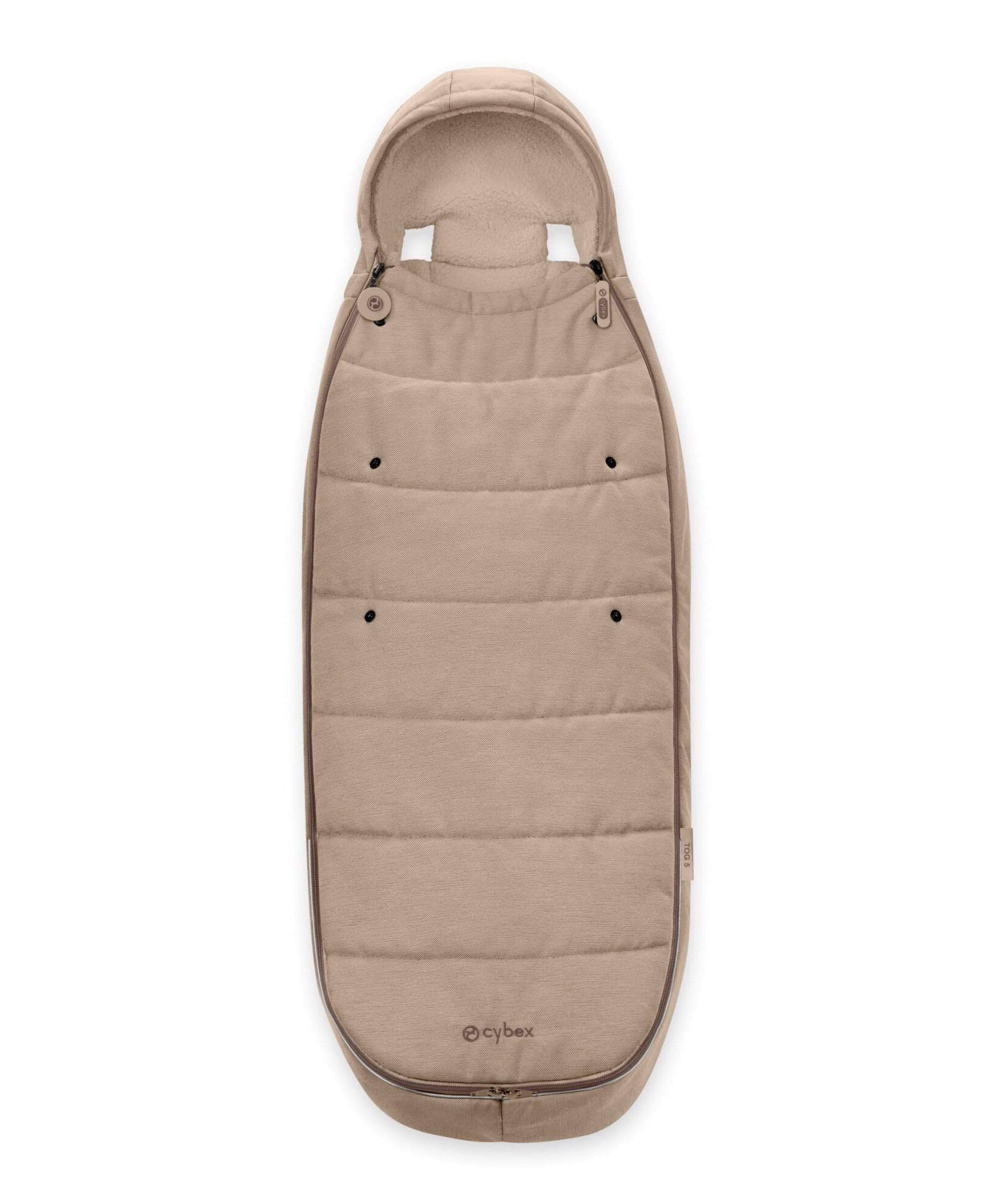 Cybex e-Gazelle S Electric Single to Double Pushchair Bundle with Cybex Cloud T+ i-Size Rotating Car Seat (7 Pieces) - Almond Beige/ Cozy Beige - Image 10