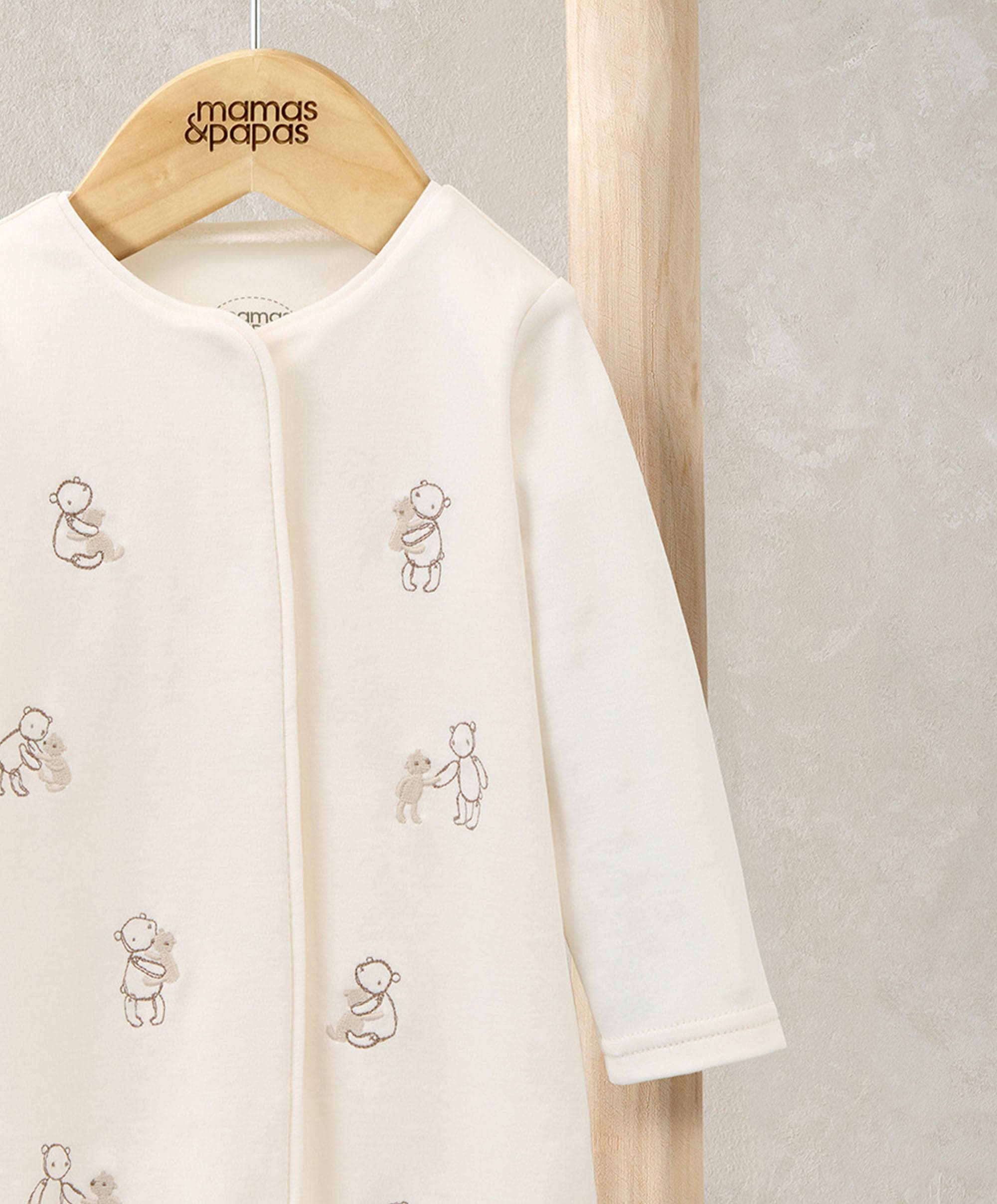 Embroidered Bear Romper - Image 2