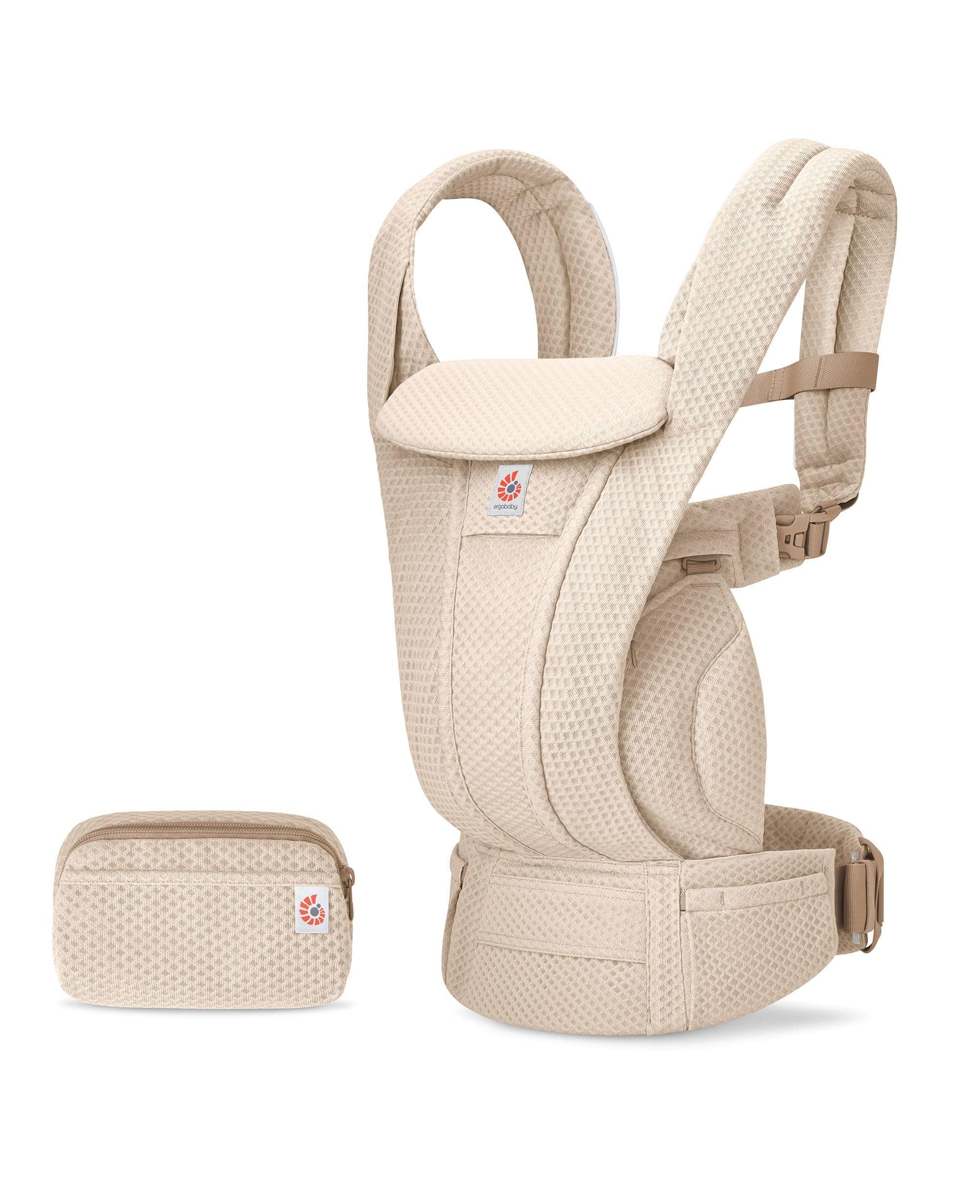 Ergobaby Omni Deluxe Mesh Baby Carrier - Natural Beige - Image 3
