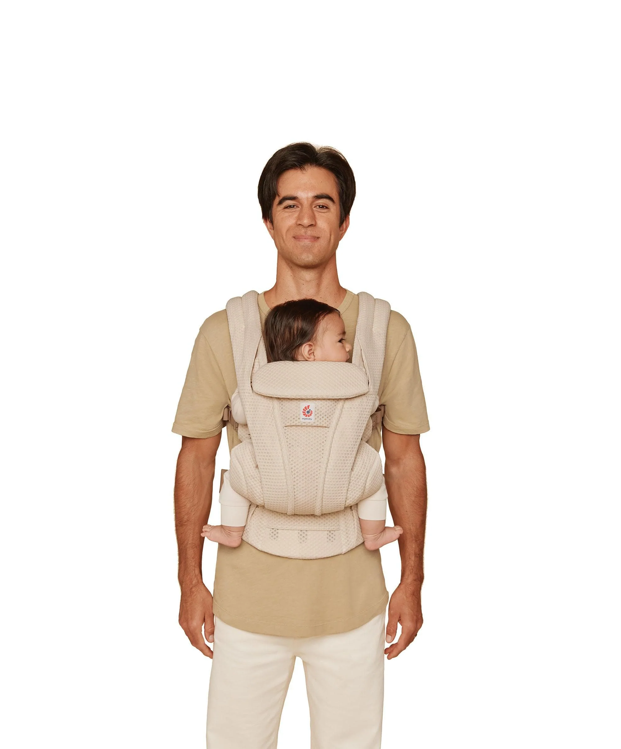 Ergobaby Omni Deluxe Mesh Baby Carrier - Natural Beige - Image 8