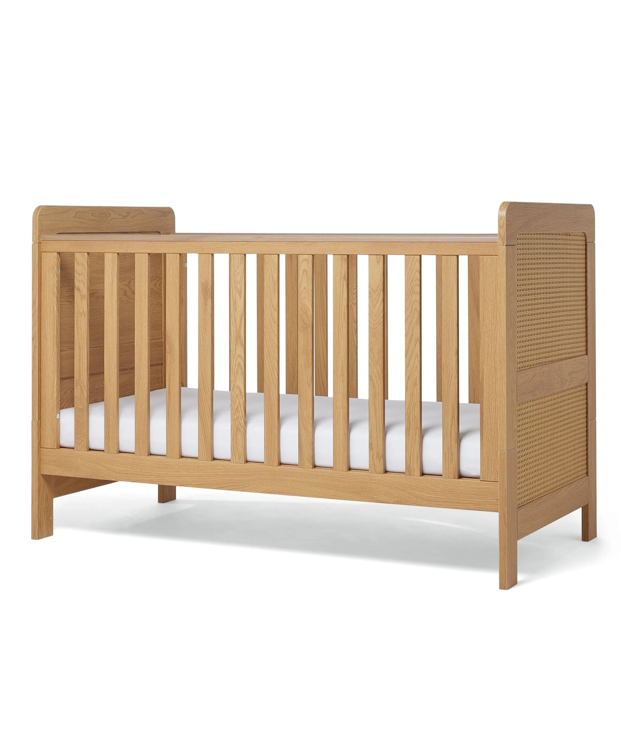 Esna Nursery Bundle with Lua Bedside Crib (6 Piece) – Rattan - Image 3
