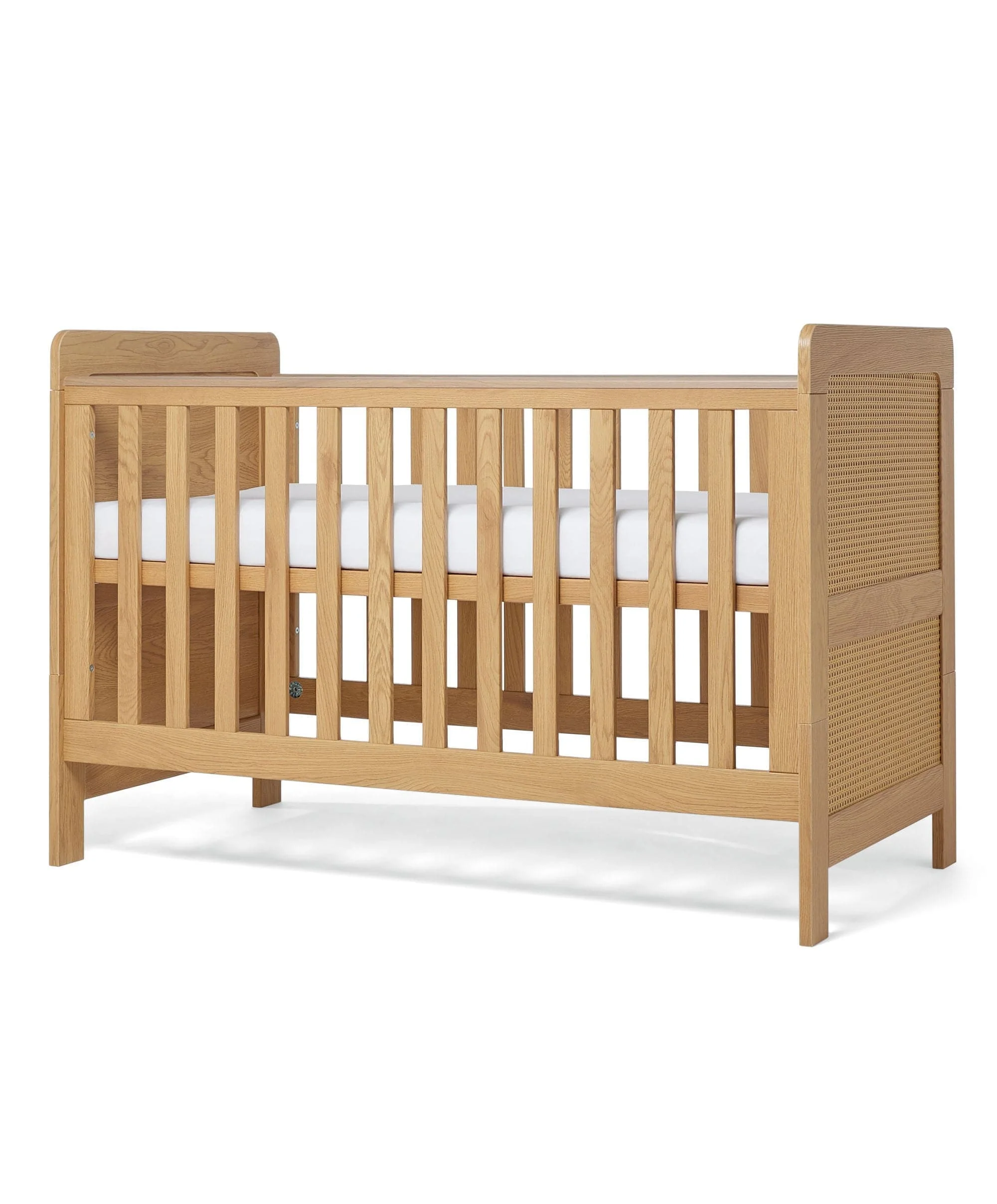 Esna Nursery Bundle with Lua Bedside Crib (6 Piece) – Rattan - Image 4
