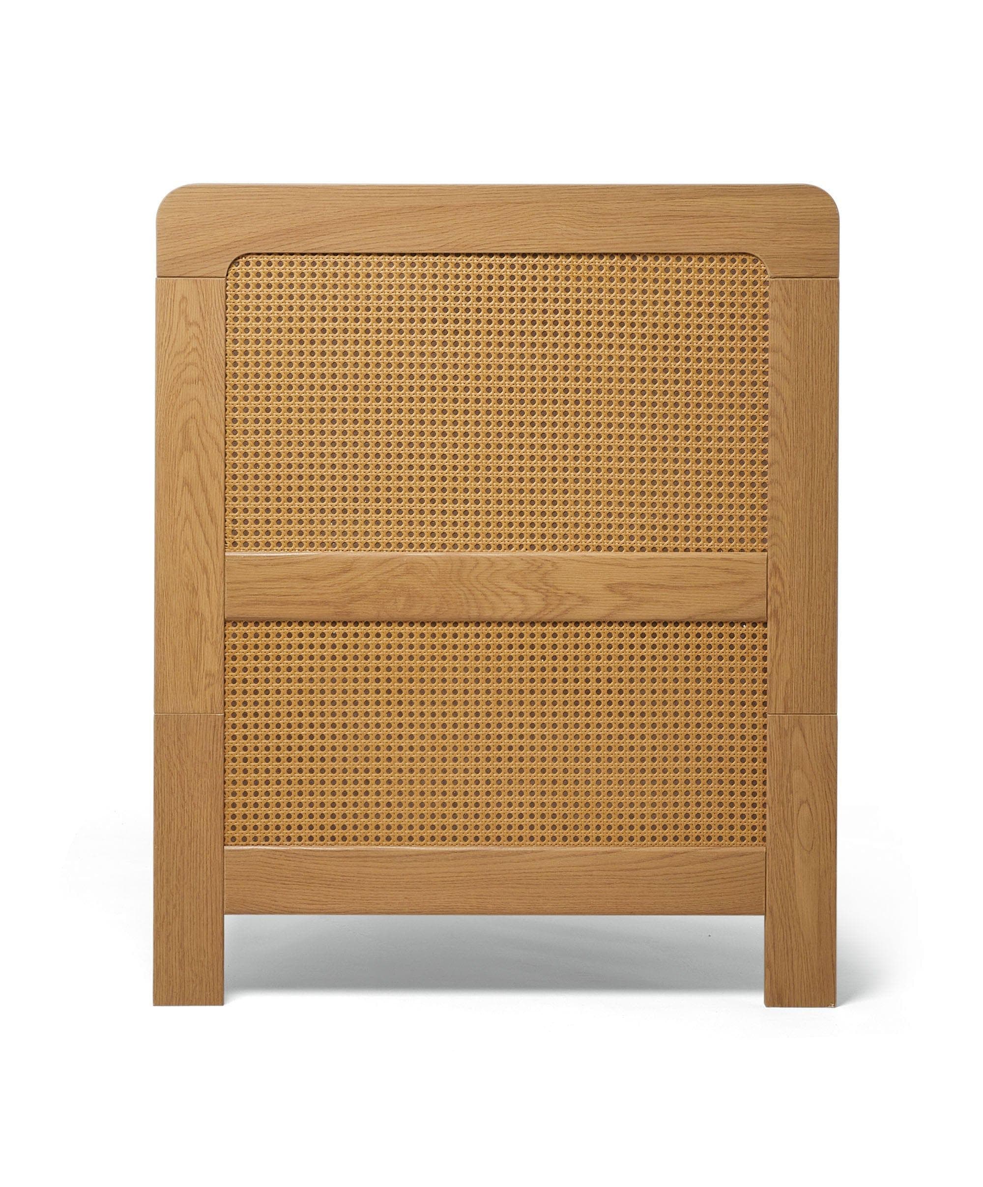 Esna Nursery Bundle with Lua Bedside Crib (6 Piece) – Rattan - Image 6