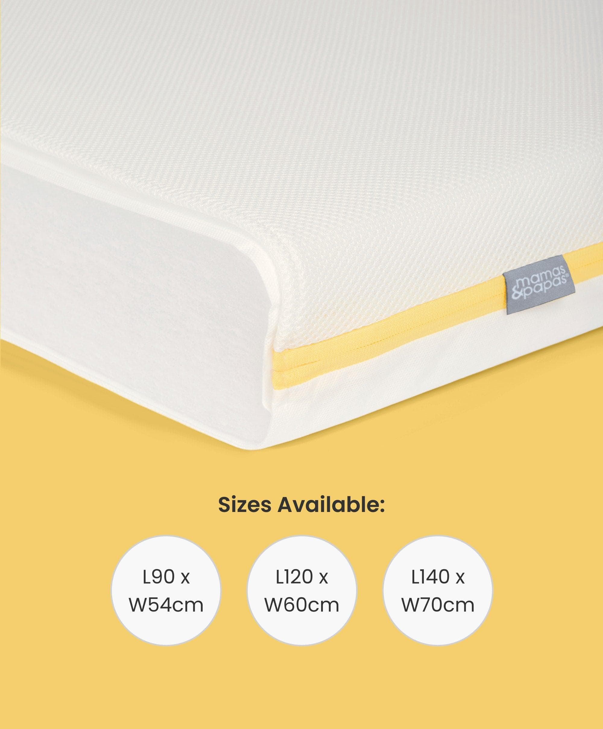 Essential Airflow Fibre Small Cotbed and Cot Mattress - Image 5