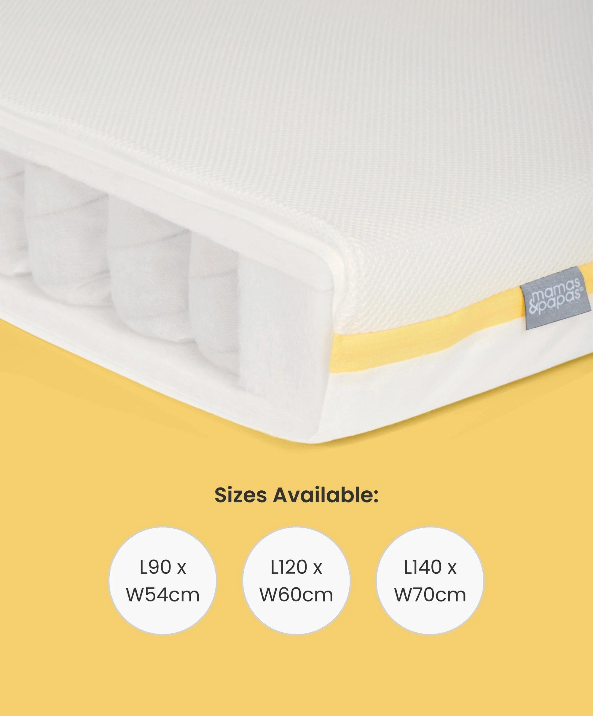 Essential Airflow Pocket Spring Cotbed Mattress - Image 4