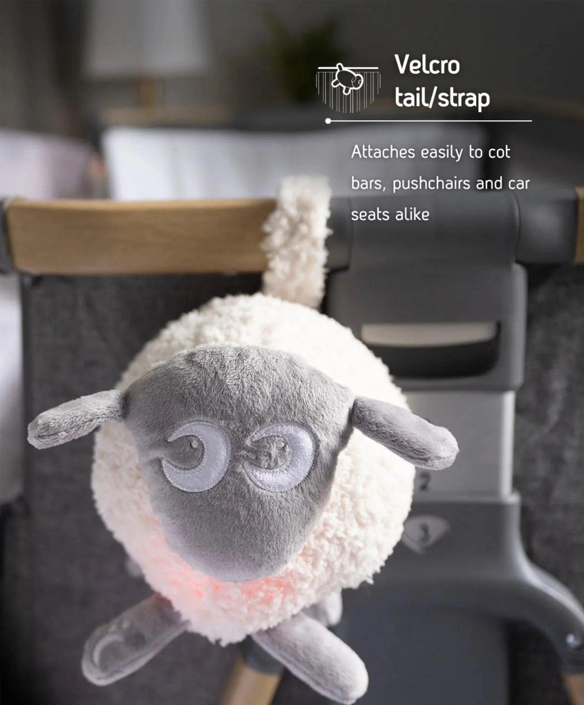 Ewan the Dream Sheep Deluxe - Grey - Image 5