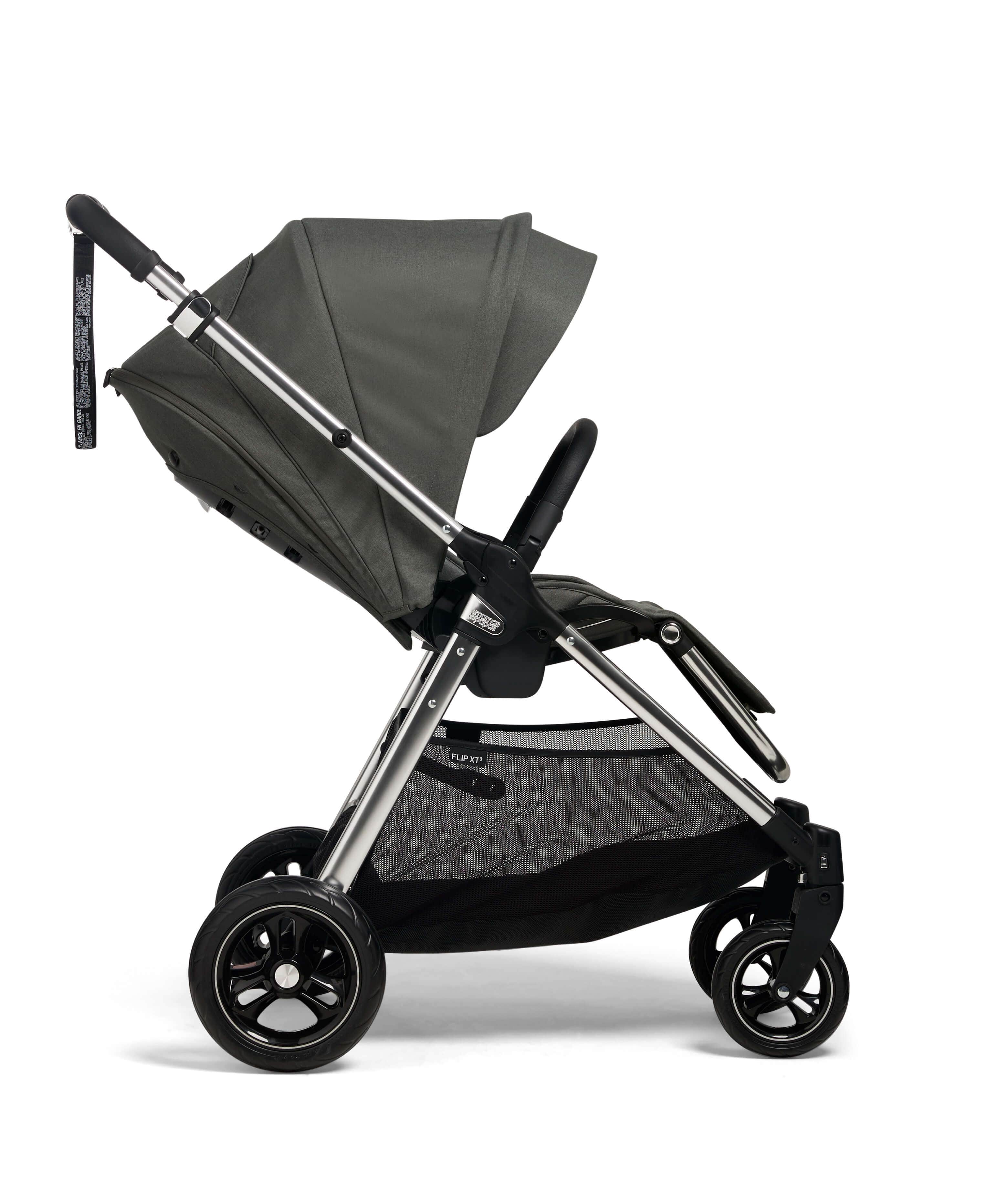 Flip XT³ Pushchair Bundle with Cybex Aton B Car Seat & Base (5 Pieces) – Harbour Grey - Image 4