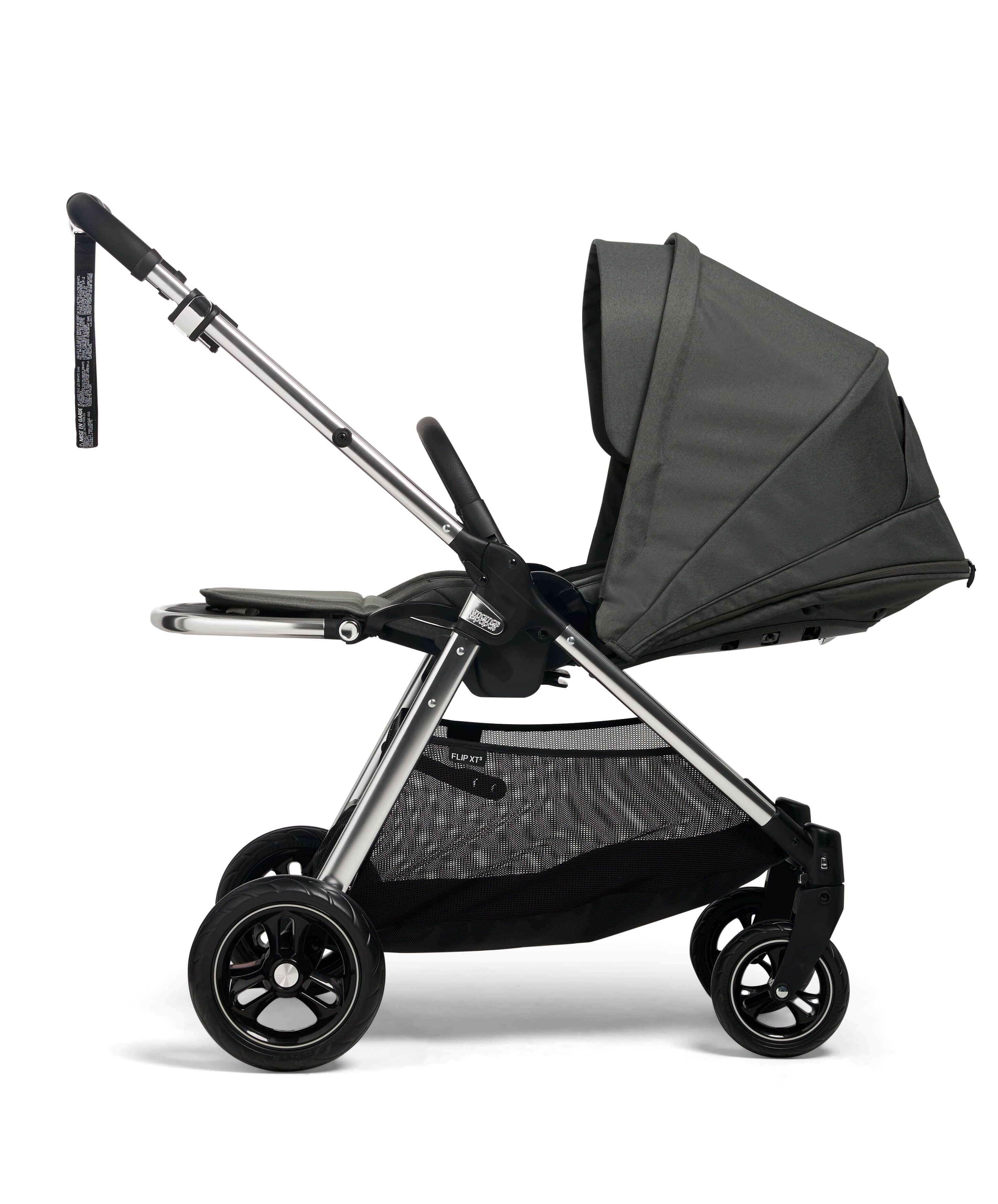 Flip XT³ Pushchair Bundle with Cybex Aton B Car Seat & Base (5 Pieces) – Harbour Grey - Image 6