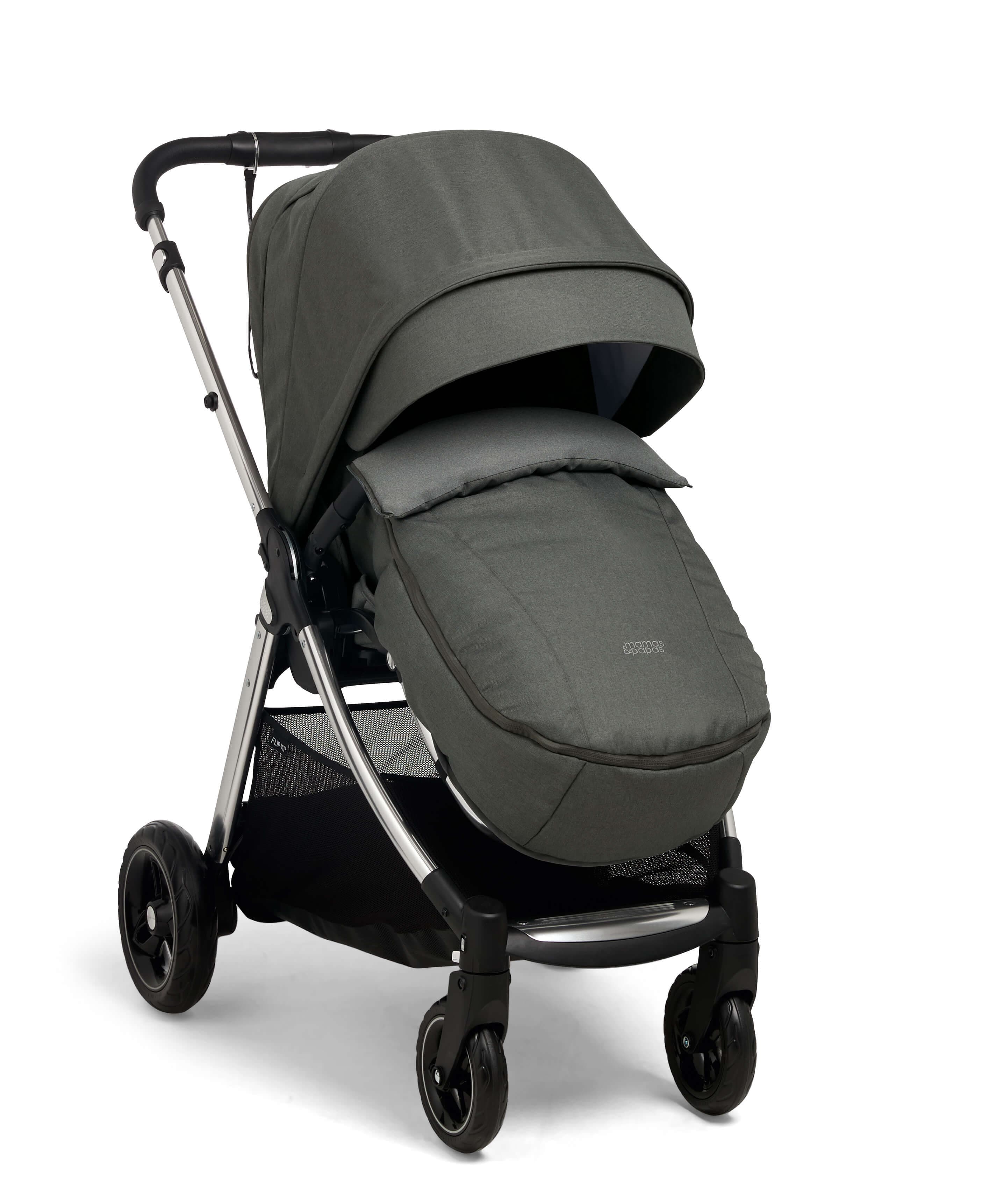 Flip XT³ Pushchair Bundle with Cybex Aton B Car Seat & Base (5 Pieces) – Harbour Grey - Image 7