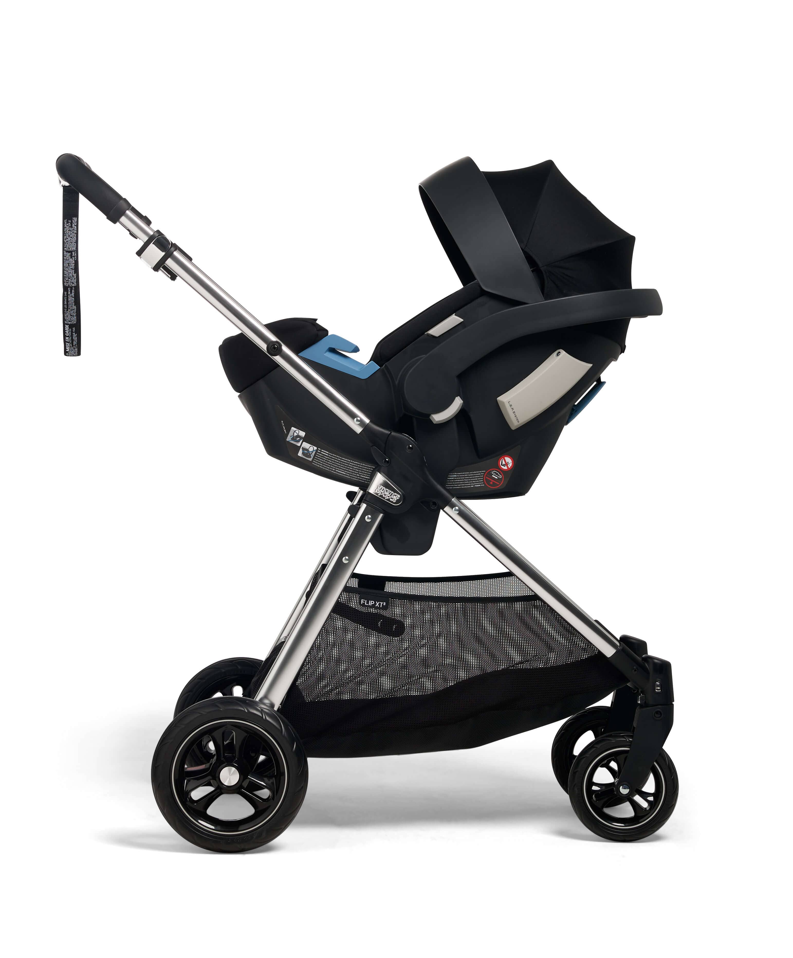 Flip XT³ Pushchair Bundle with Cybex Aton B Car Seat & Base (5 Pieces) – Harbour Grey - Image 8