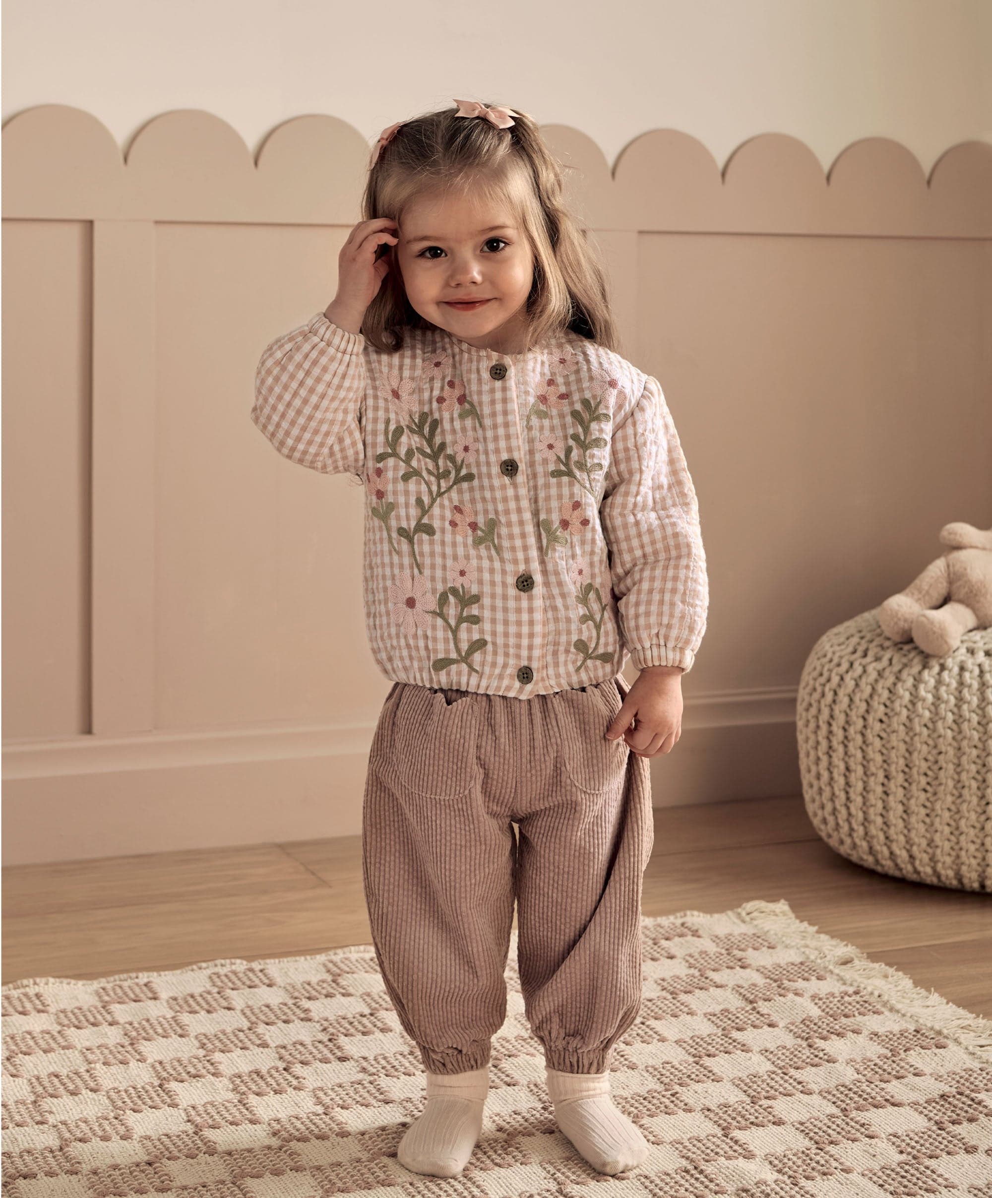 Flower Quilted Jacket - Image 2